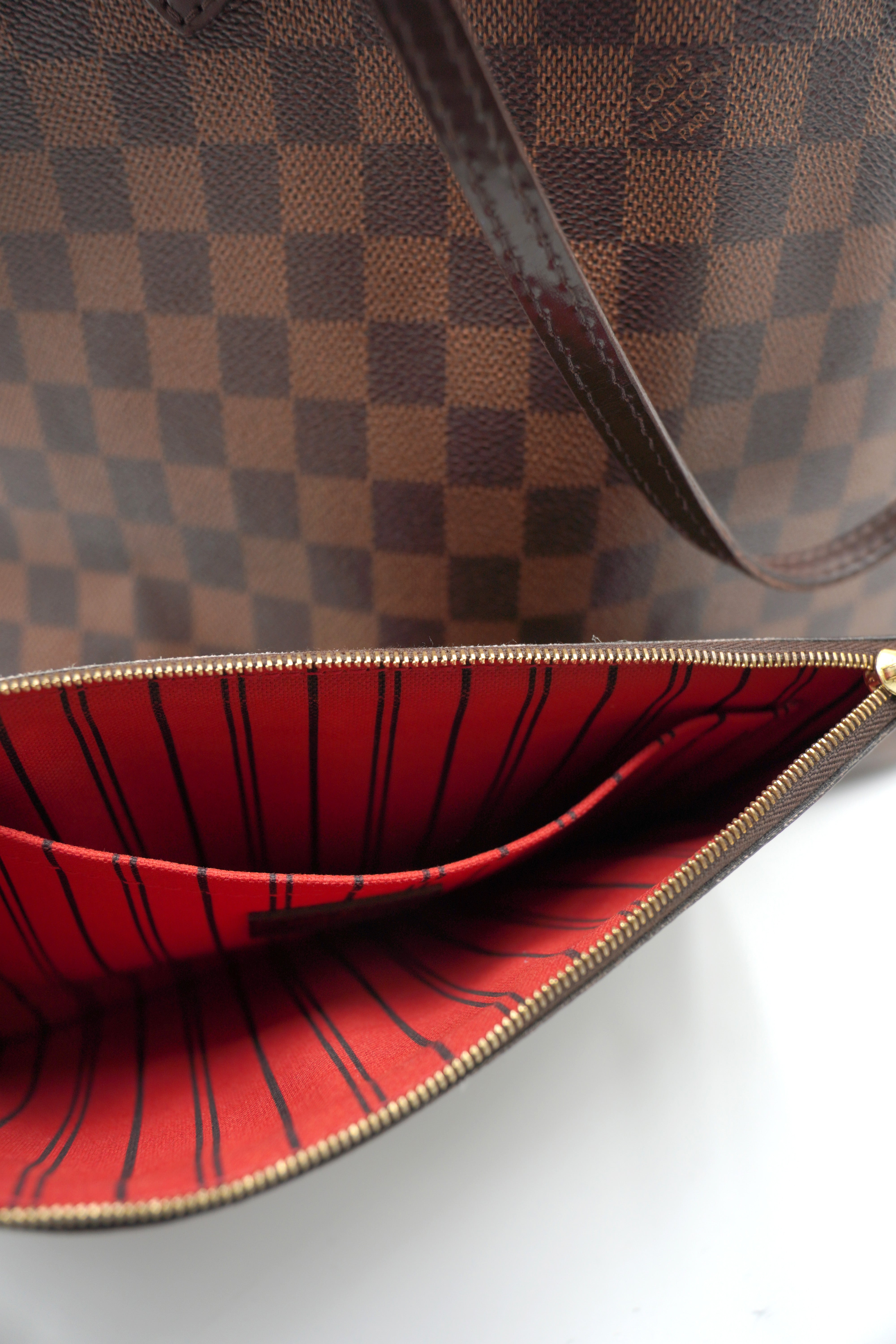 Louis Vuitton Neverfull MM Damier Ebene Bag - Pre-owned Authentic