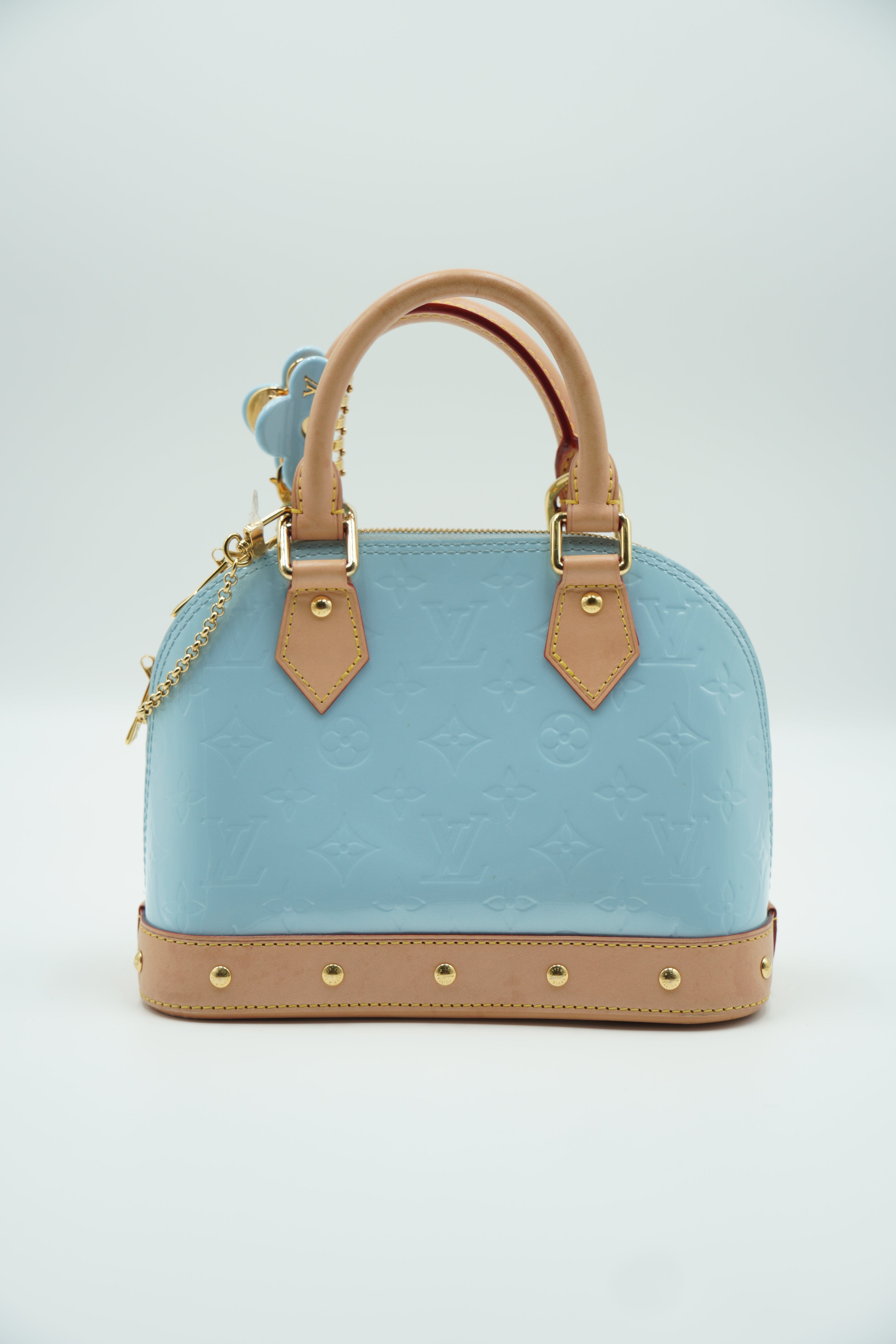 Louis Vuitton Alma Patent Leather BB Sky Bag