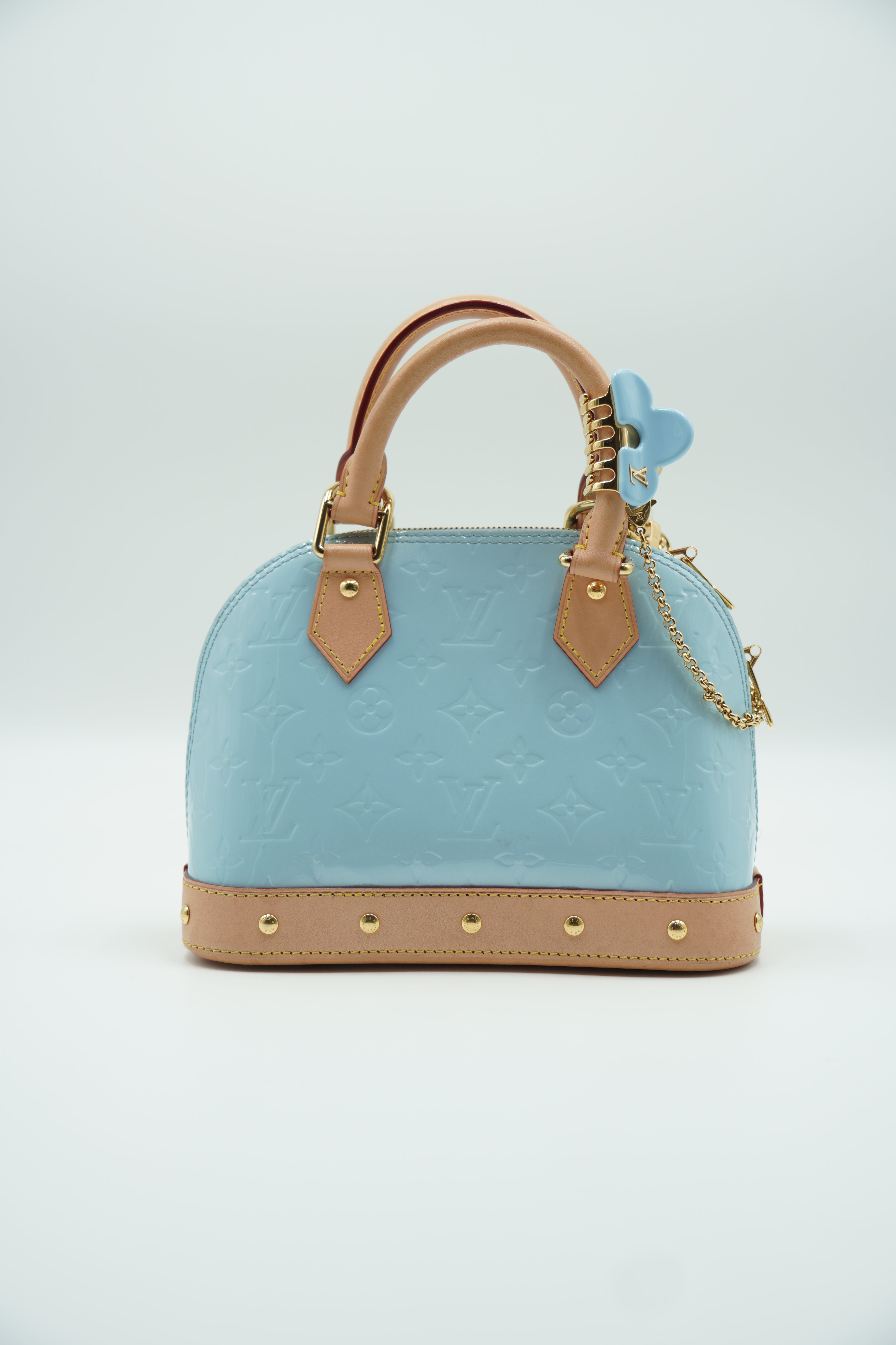 Louis Vuitton Alma Patent Leather BB Sky Bag