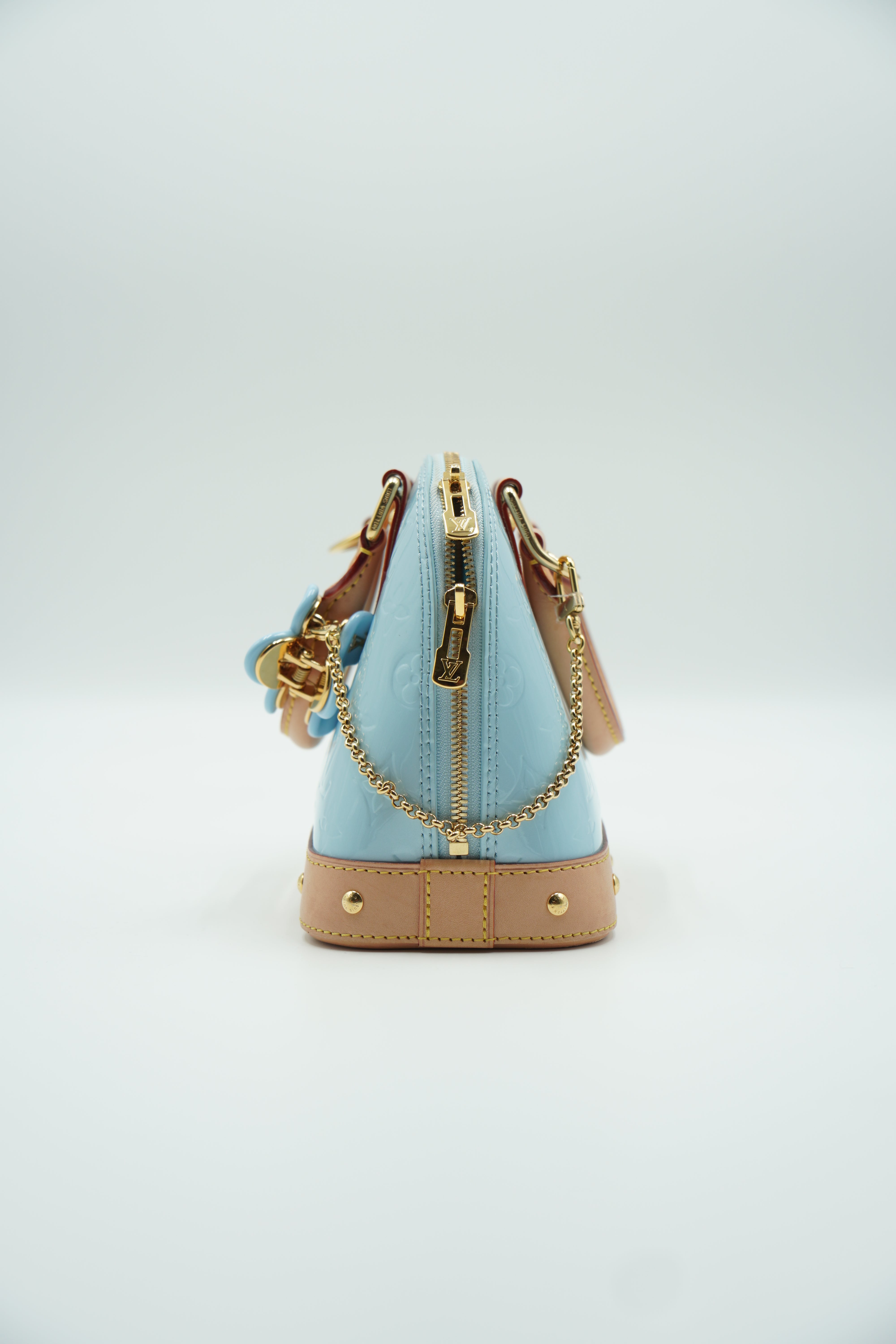 Louis Vuitton Alma Patent Leather BB Sky Bag