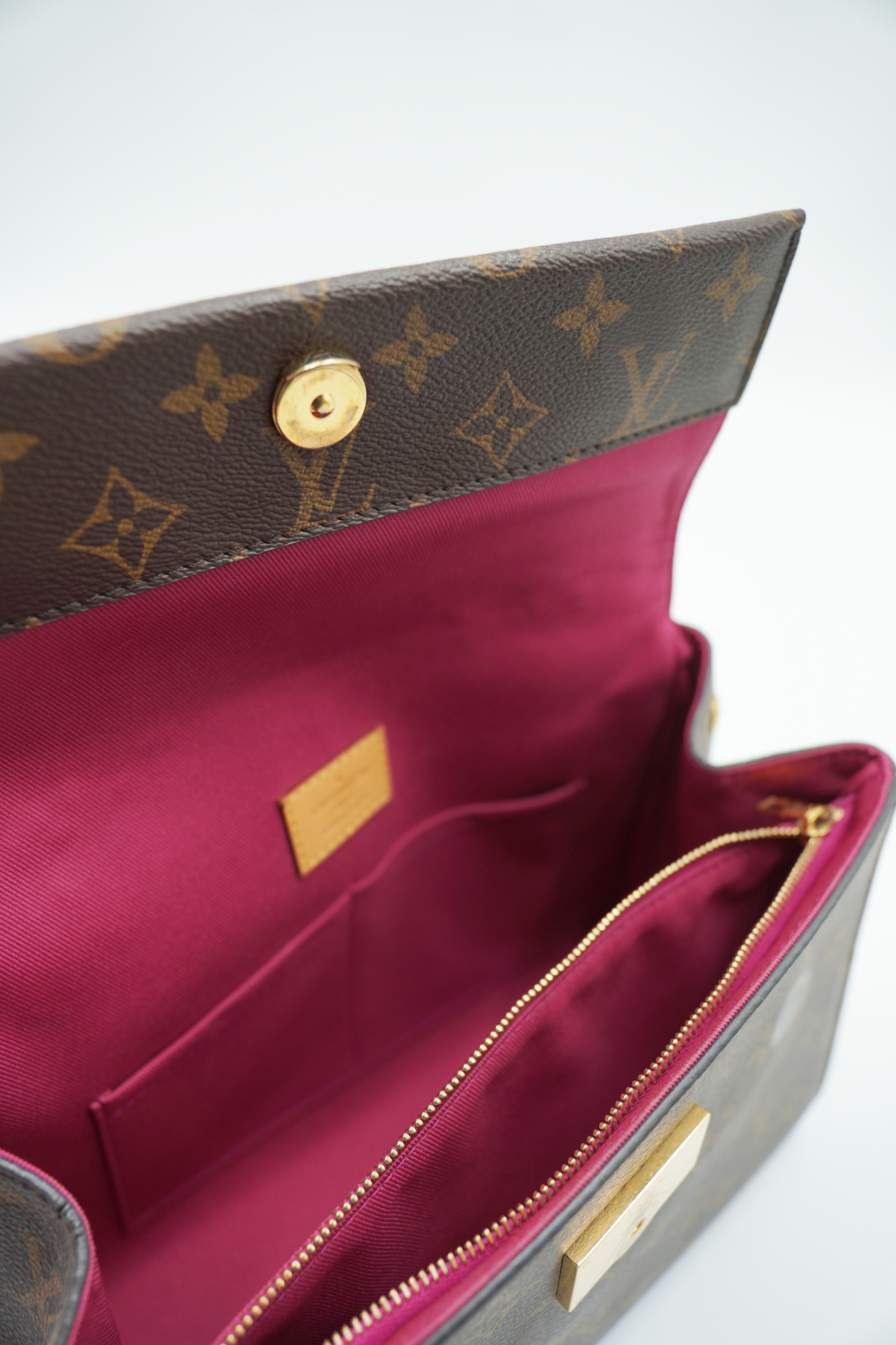 Louis Vuitton Borsa Cluny BB Monogram Tracolla usata autentica - Aurea Luxury Lab