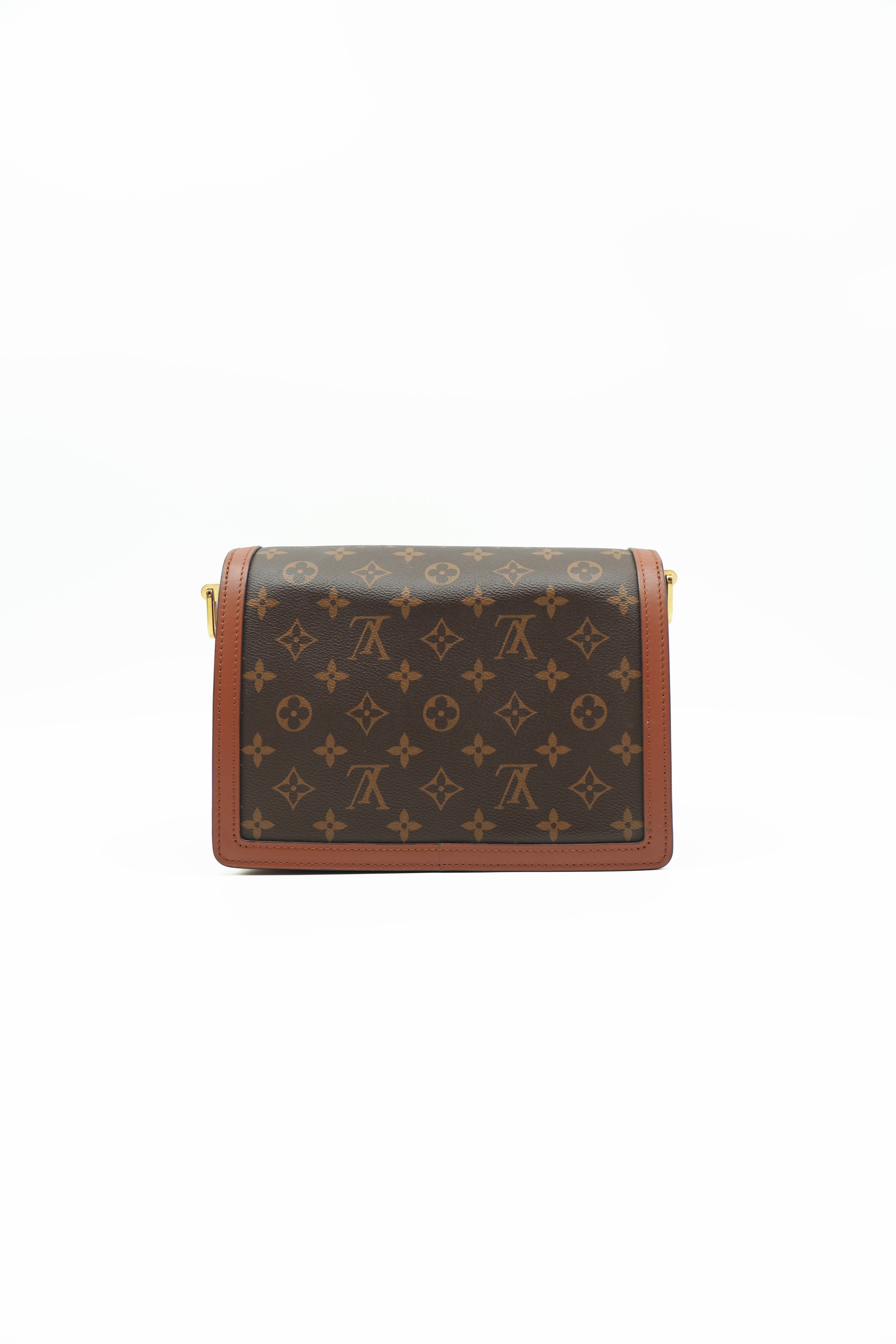 Louis Vuitton Borsa Dauphine MM Monogram Marrone Reverse - Usato Autentico