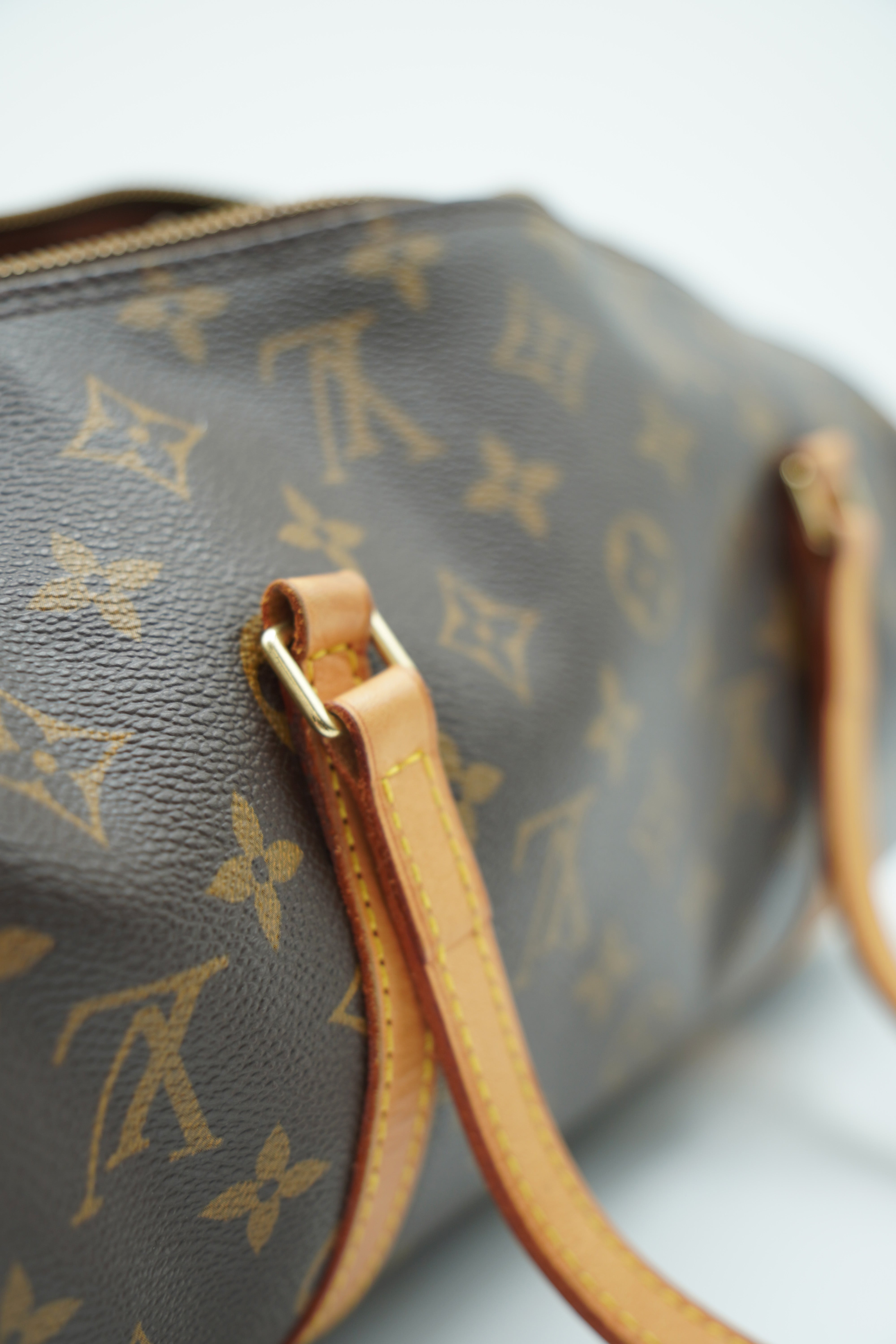 Conjunto de bolso Louis Vuitton Papillon Monogram con mini clutch