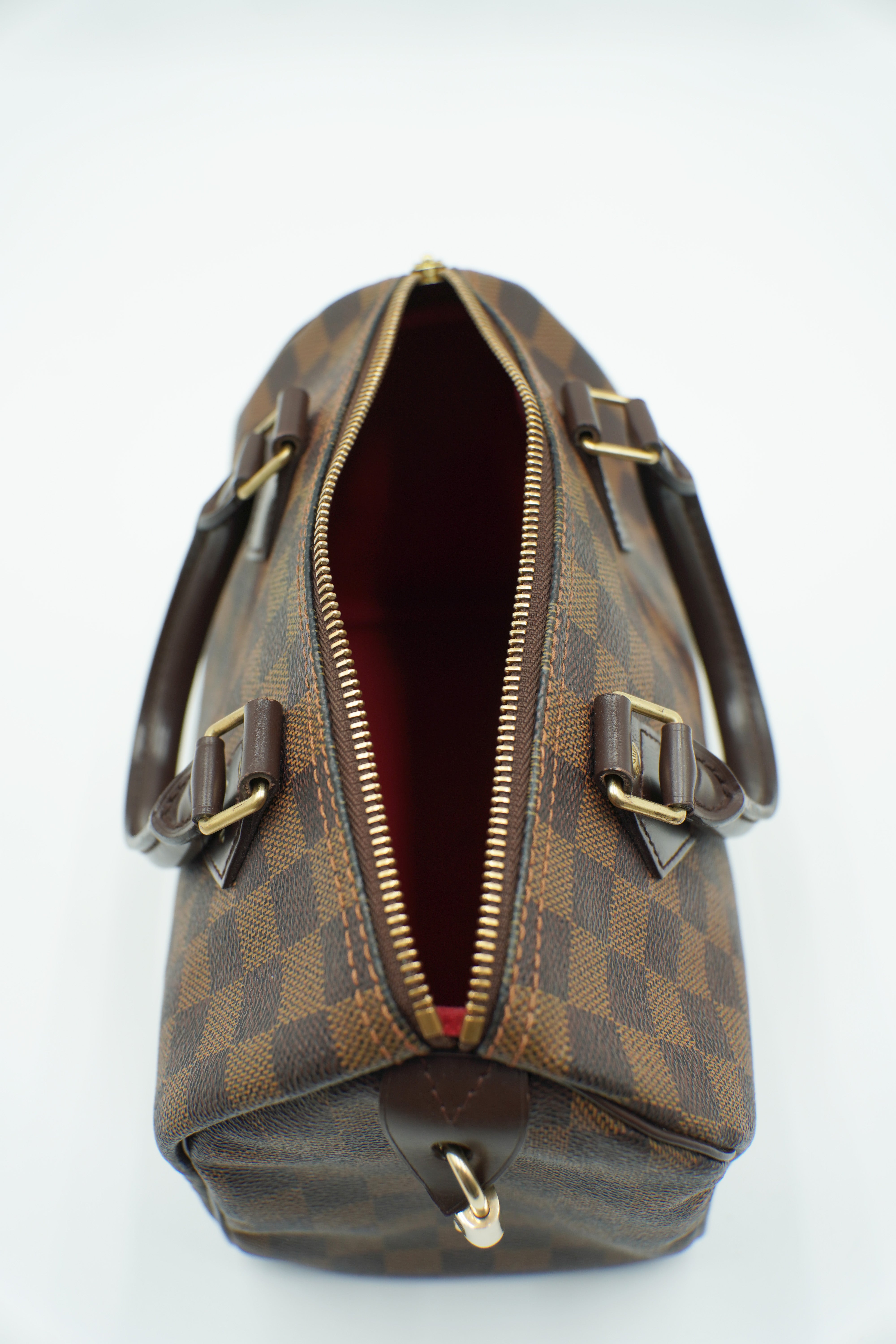 Louis Vuitton Borsa Speedy 25 Damier Ebene usata autentica - Aurea Luxury Lab