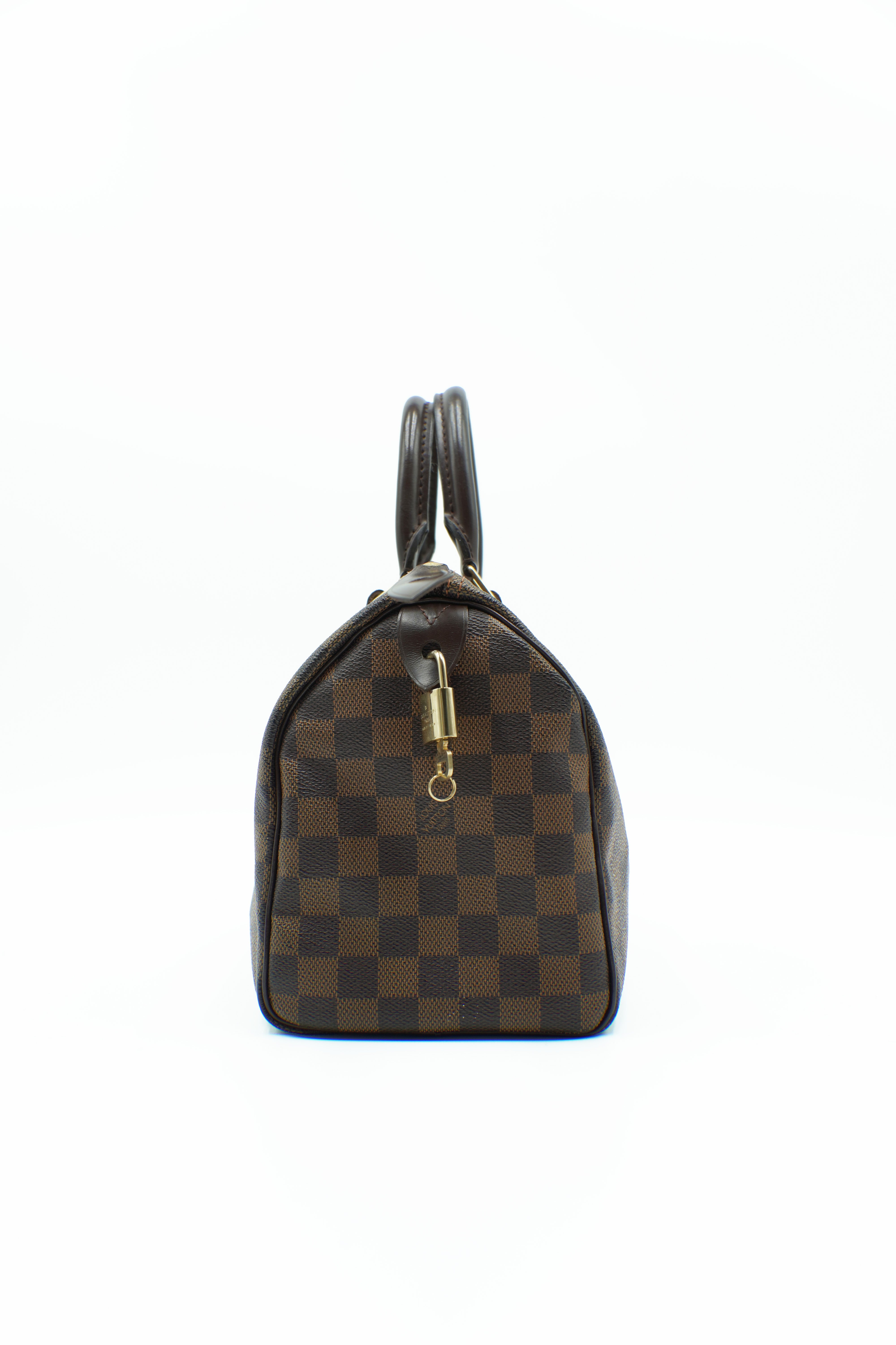 Louis Vuitton Borsa Speedy 25 Damier Ebene usata autentica - Aurea Luxury Lab