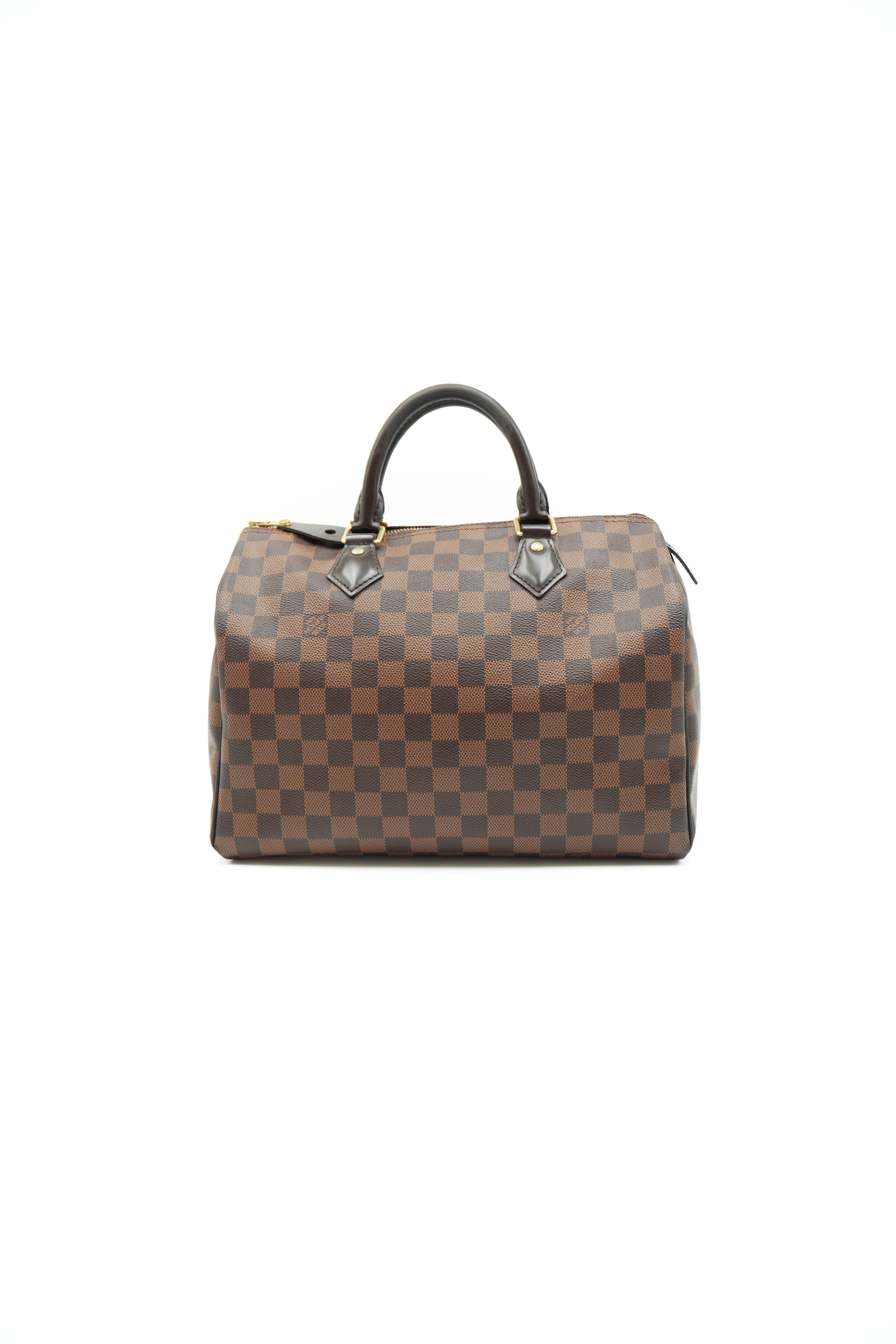 Louis Vuitton Borsa Speedy 30 Damier Ébène Full Kit - Usata Autentica