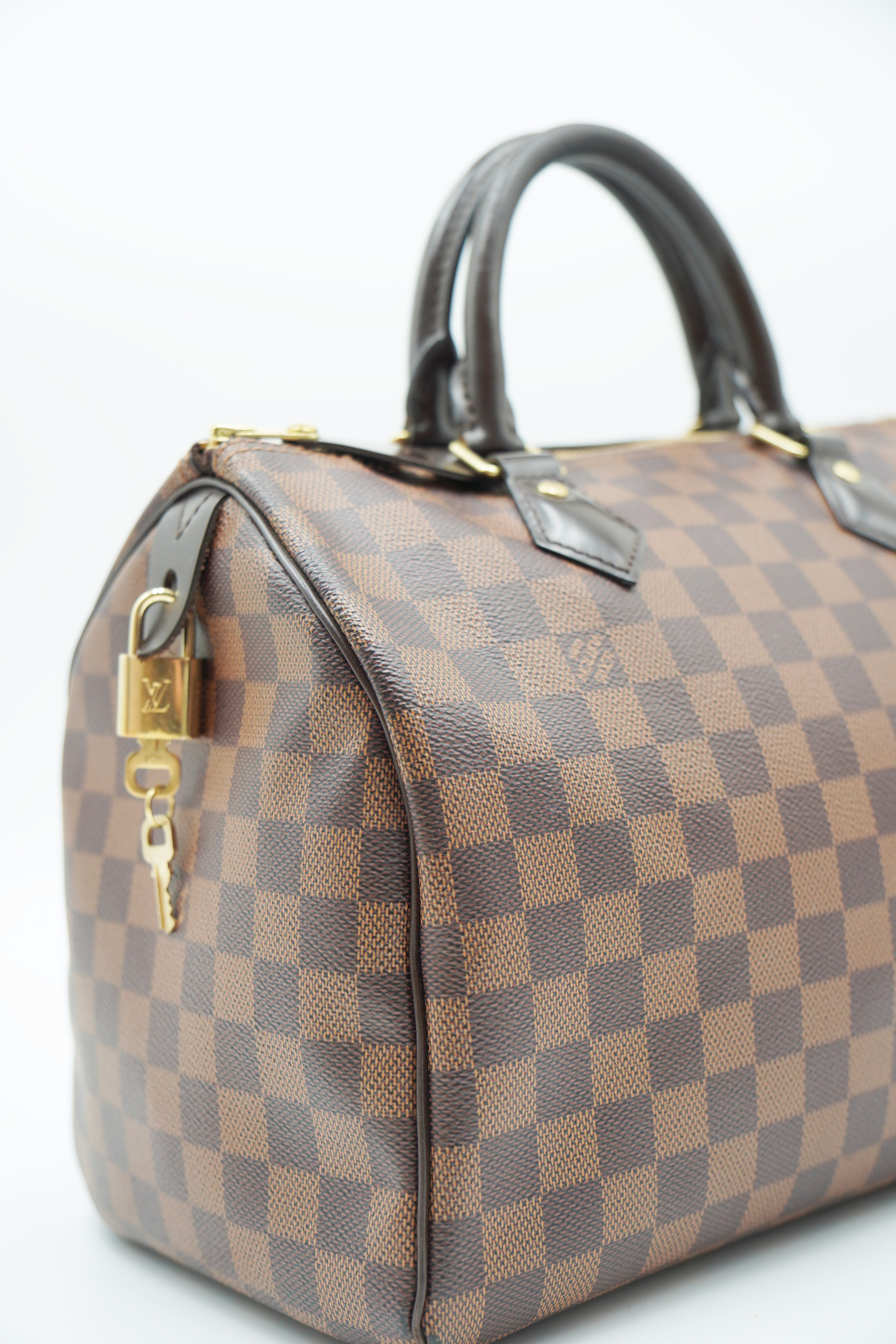 Louis Vuitton Borsa Speedy 30 Damier Ébène Full Kit - Usata Autentica