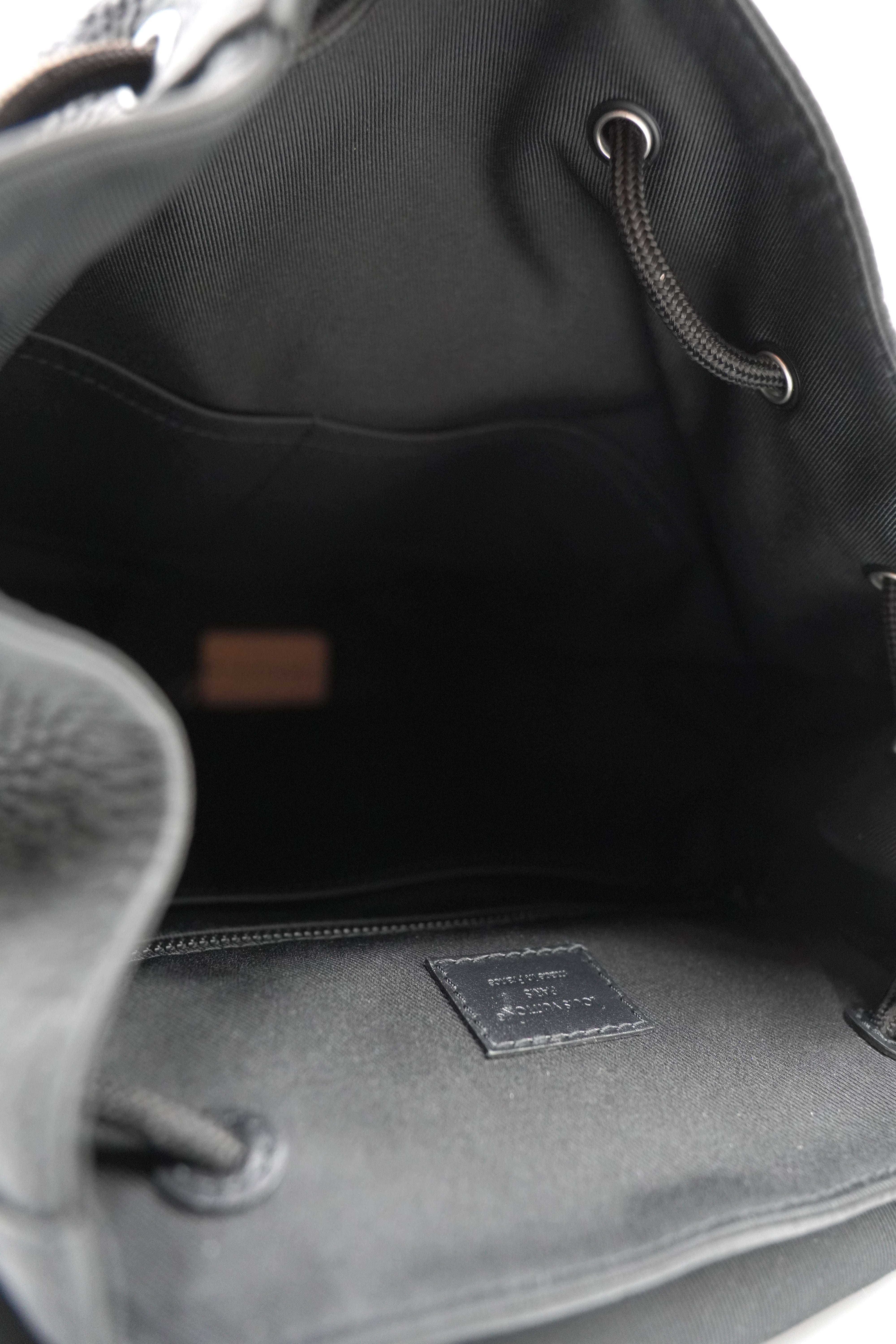 Louis Vuitton Christopher MM Backpack Taurillon Leather - Authentic Used