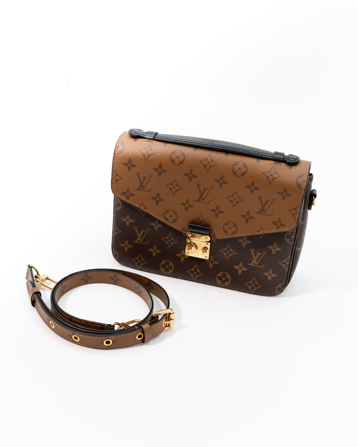 Louis Vuitton Borsa Pochette Métis Monogram Reverse pre-owned autentica - Aurea Luxury Lab