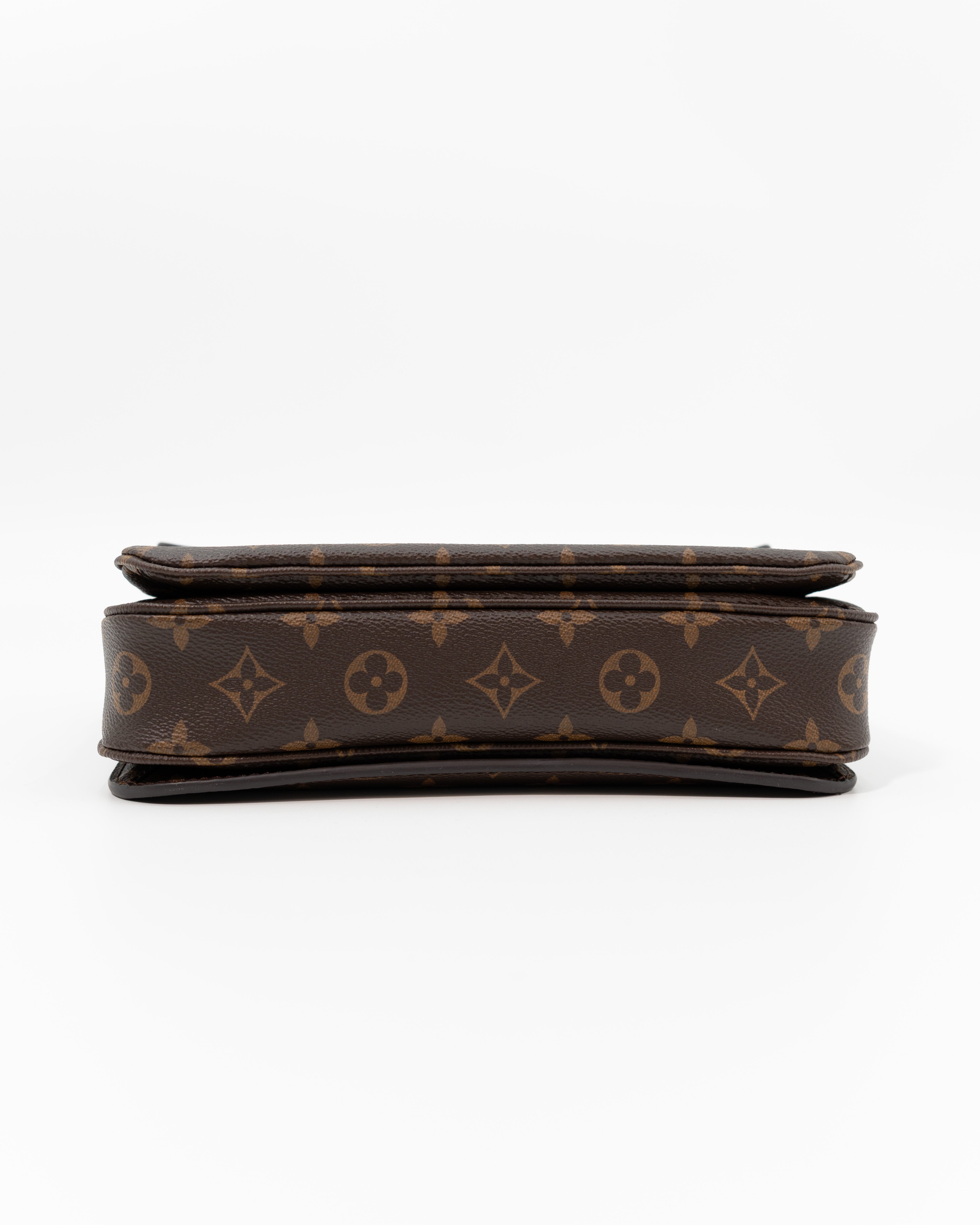 Louis Vuitton Borsa Pochette Métis Monogram Vacchetta Chiara pre-owned autentica - Aurea Luxury Lab
