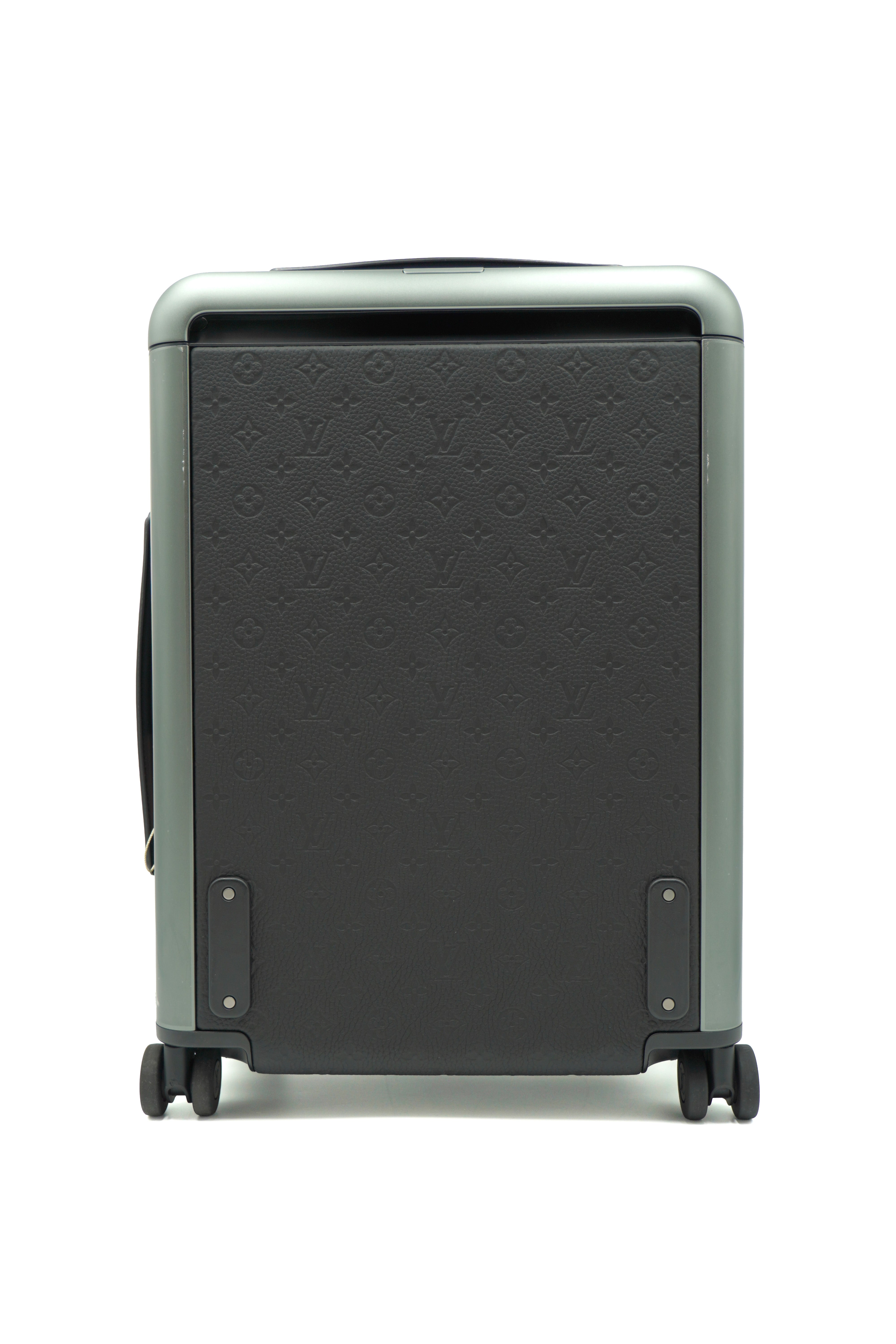 Louis Vuitton Trolley Horizon 55 Taurillon Monogram Pelle Nera - Usato Autentico