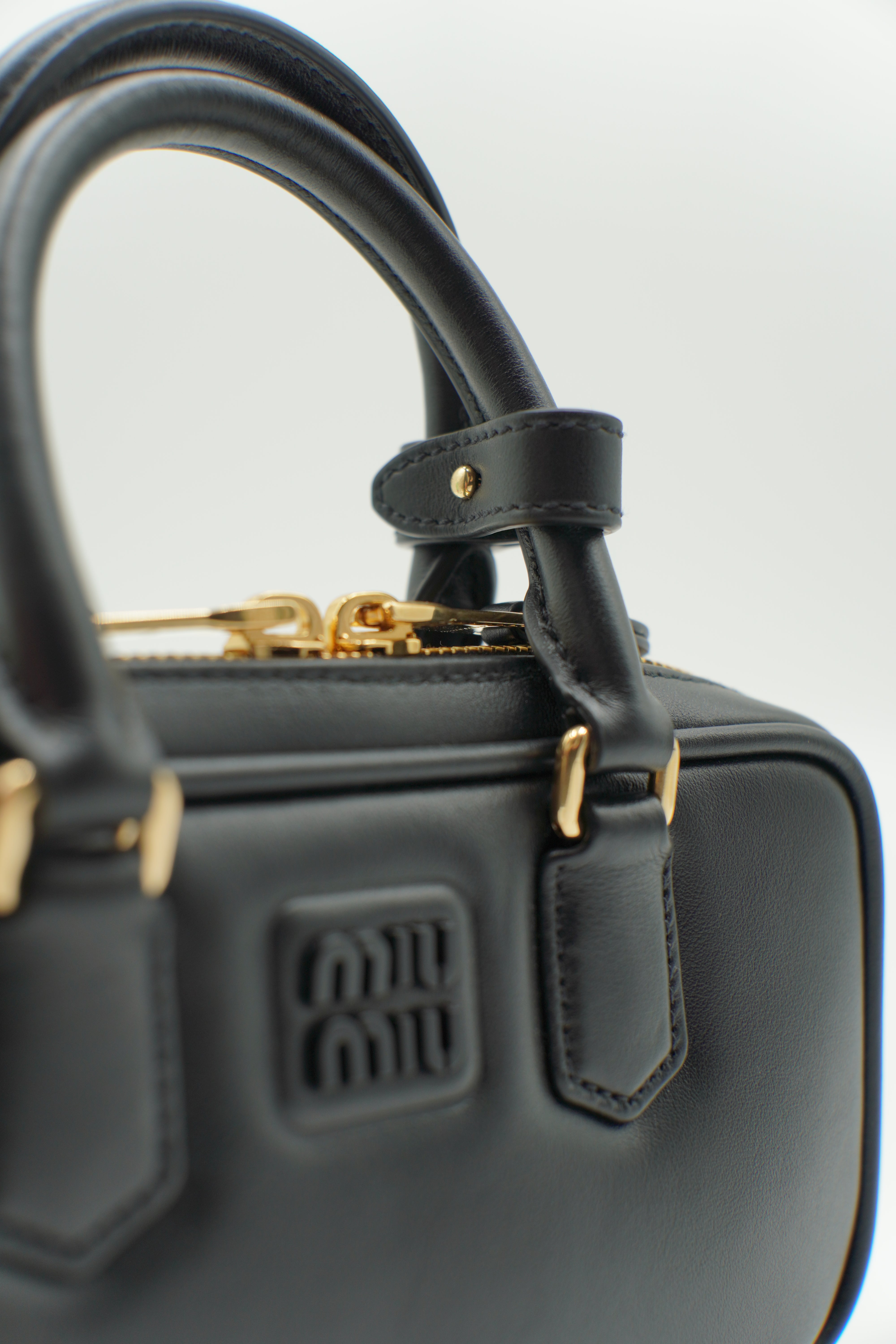 Miu Miu Arcadie Small Black Bag