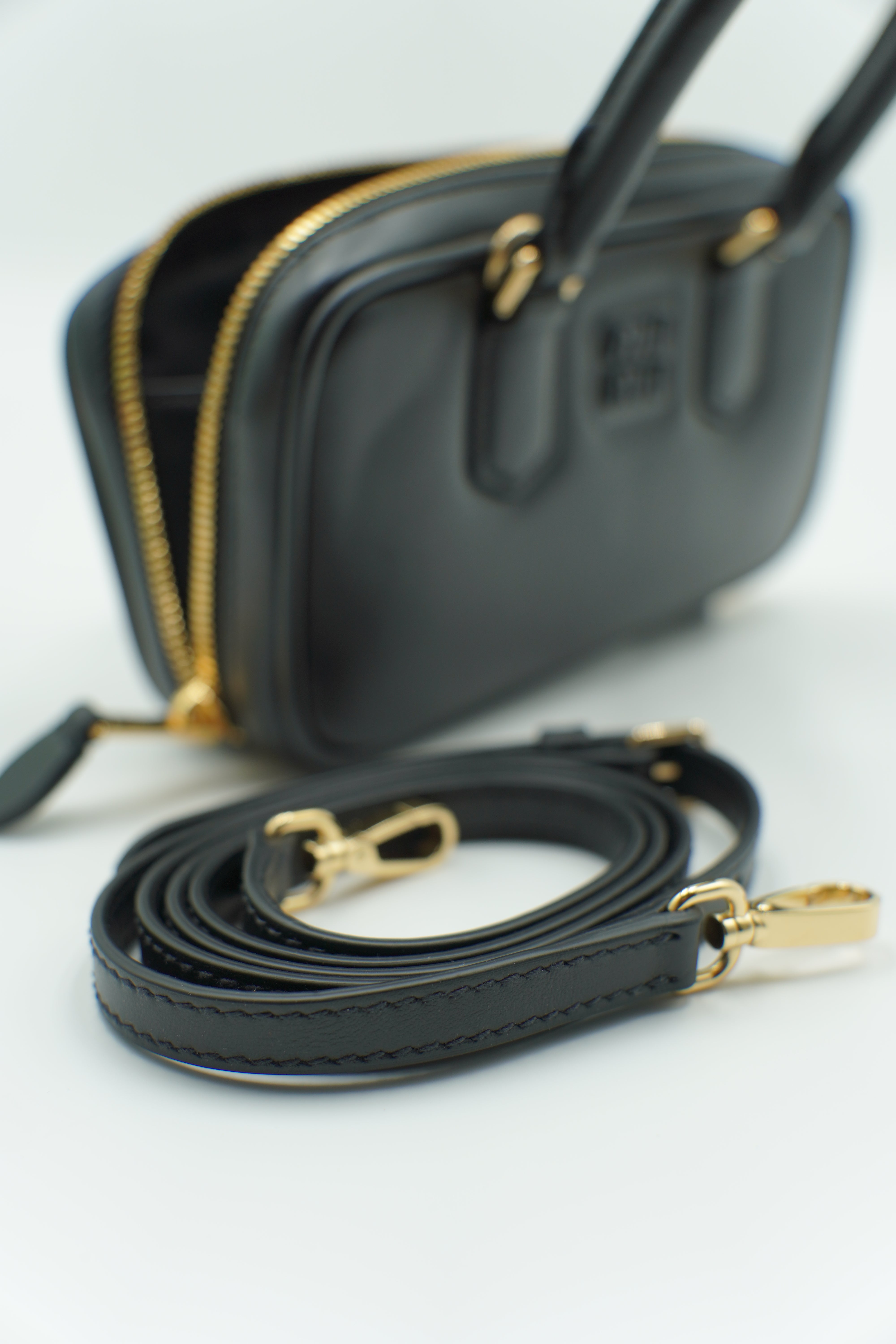 Miu Miu Arcadie Small Black Bag
