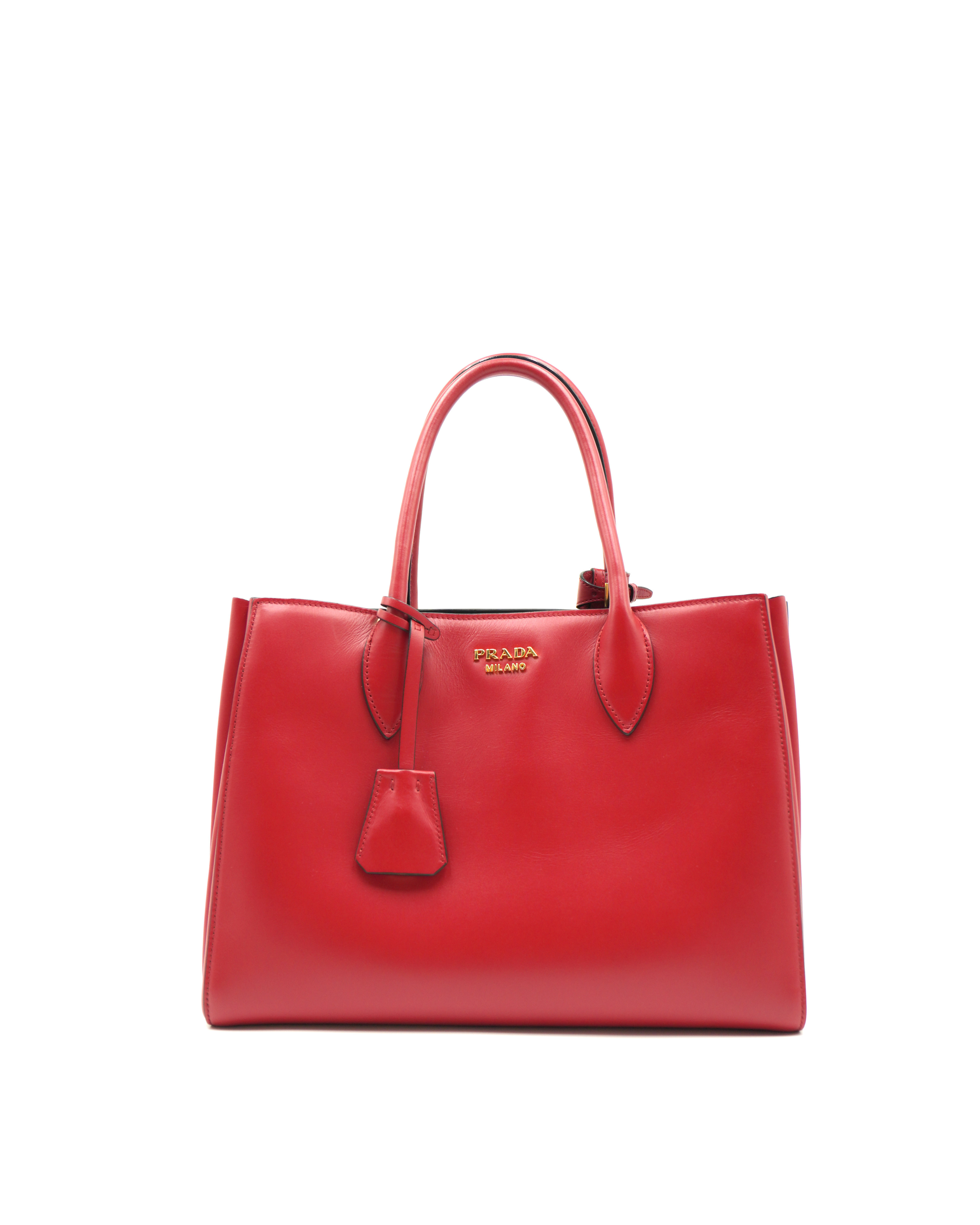 Prada Borsa Bibliothèque Pelle Rossa - Usato Autentico