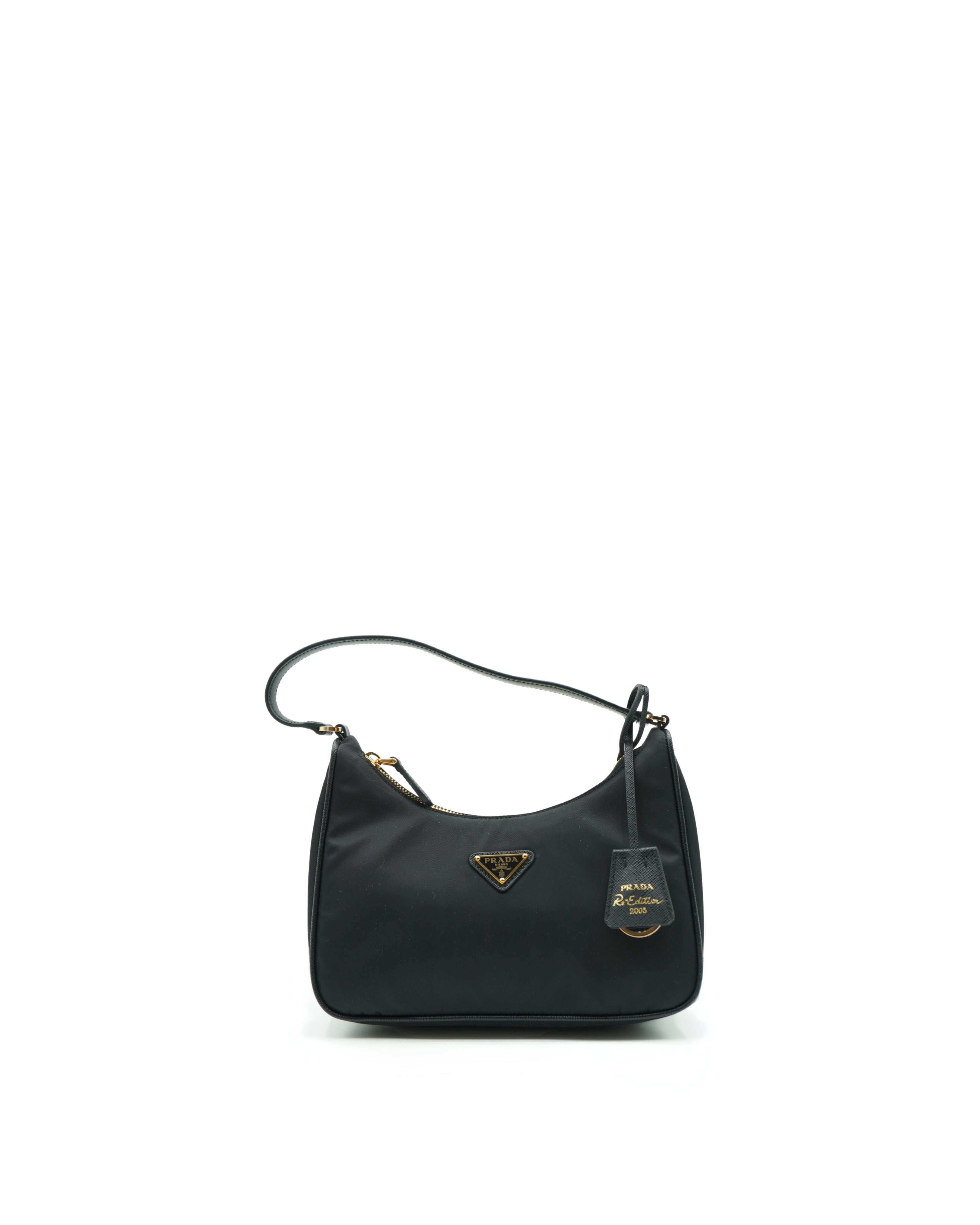 Prada Mini Borsa Re-Edition 2005 in Re-Nylon e Saffiano