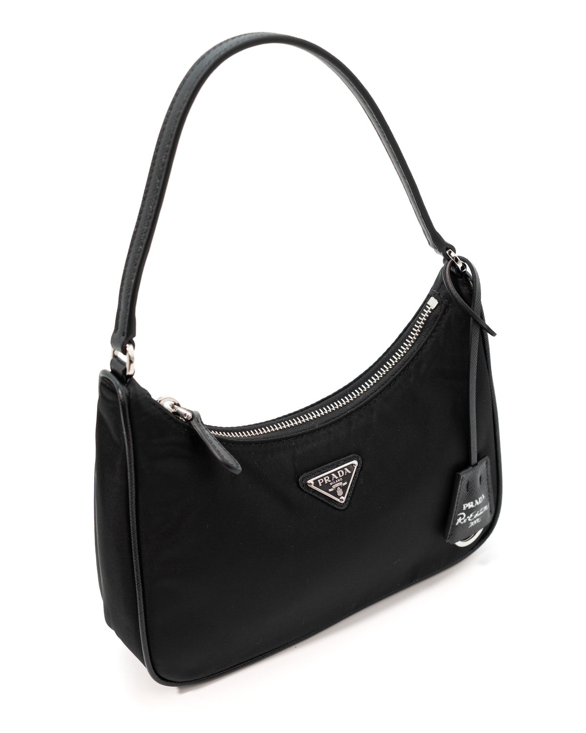 Prada Borsa Mini Re-Edition 2005 Nylon Nera usata come nuova certificata - Aurea Luxury Lab