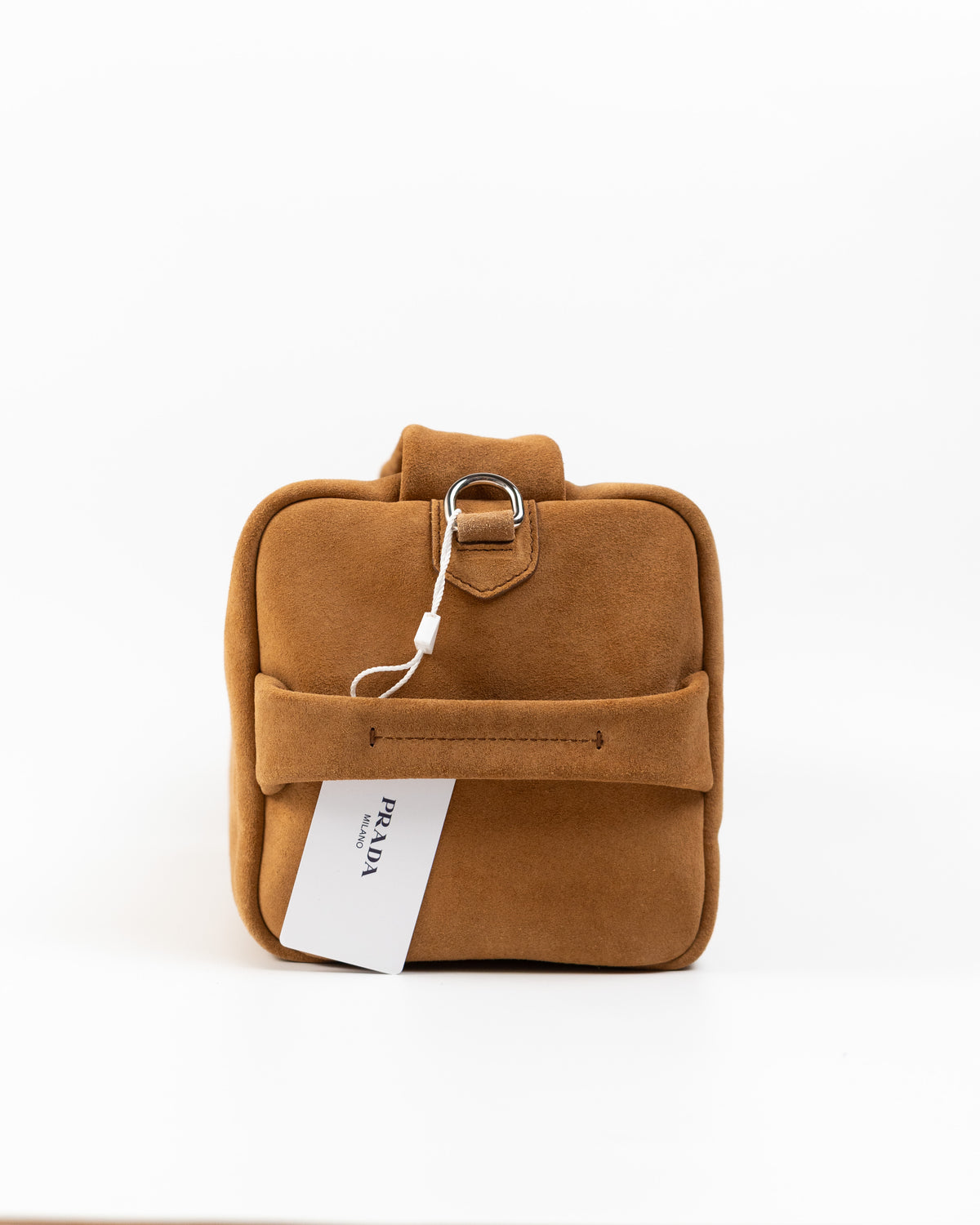 Prada Borsa Shoulder Bag Pelle Scamosciata Cannella pre-owned certificata - Aurea Luxury Lab
