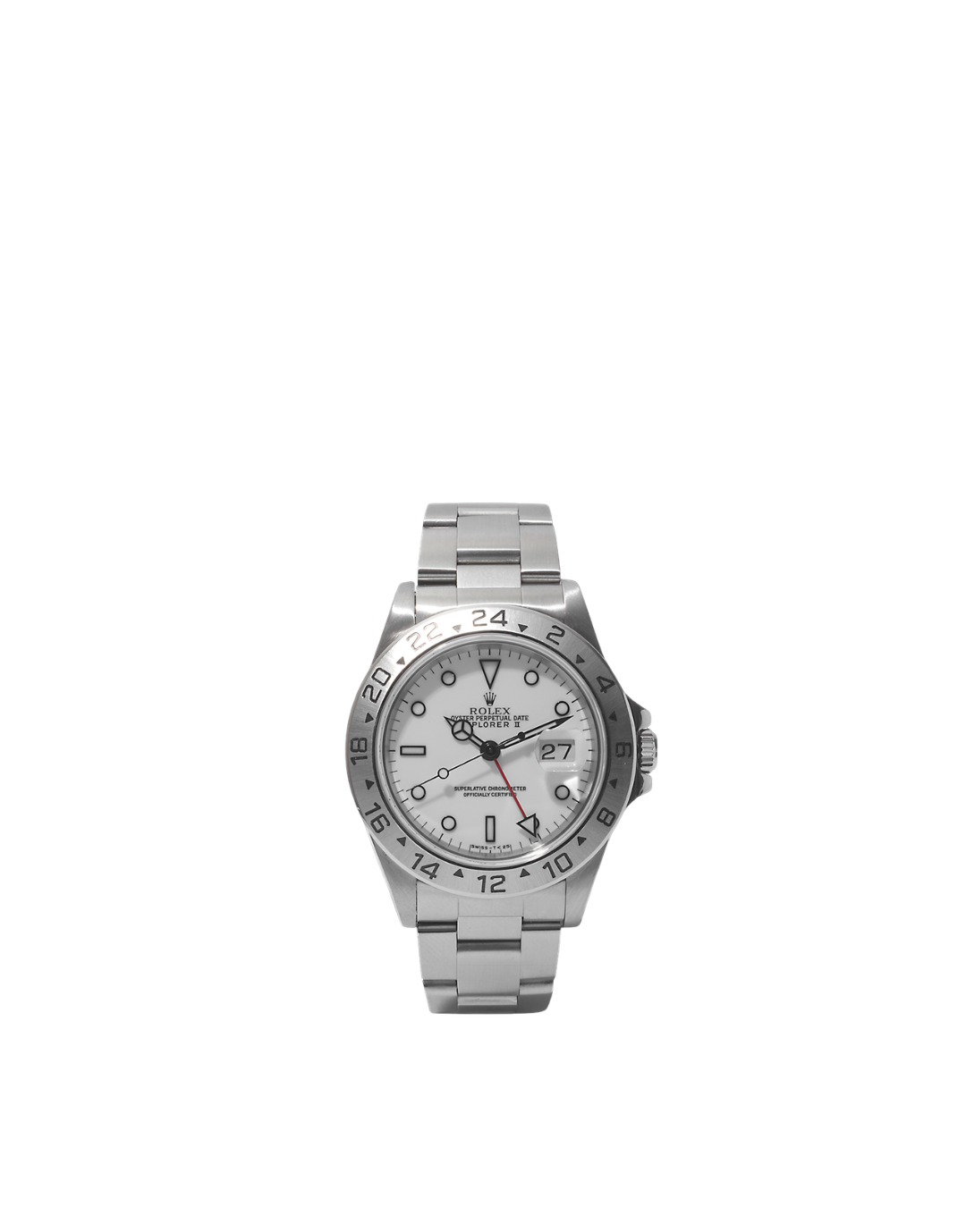 Rolex Orologio Explorer II Polar 16570 Acciaio Quadrante Bianco pre-owned - Aurea Luxury Lab