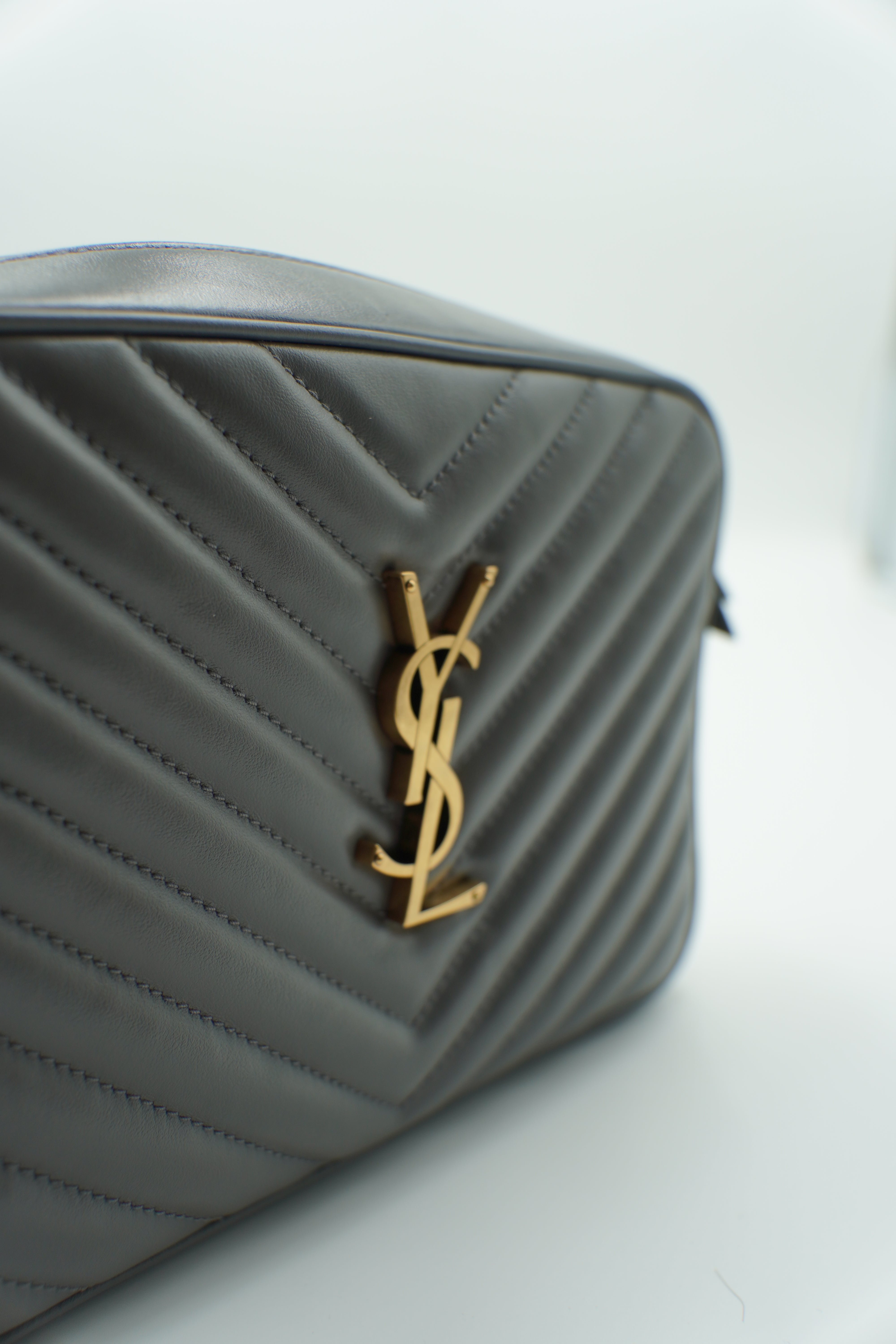 Sain Laurent Borsa Camera Bag Lou Grigio