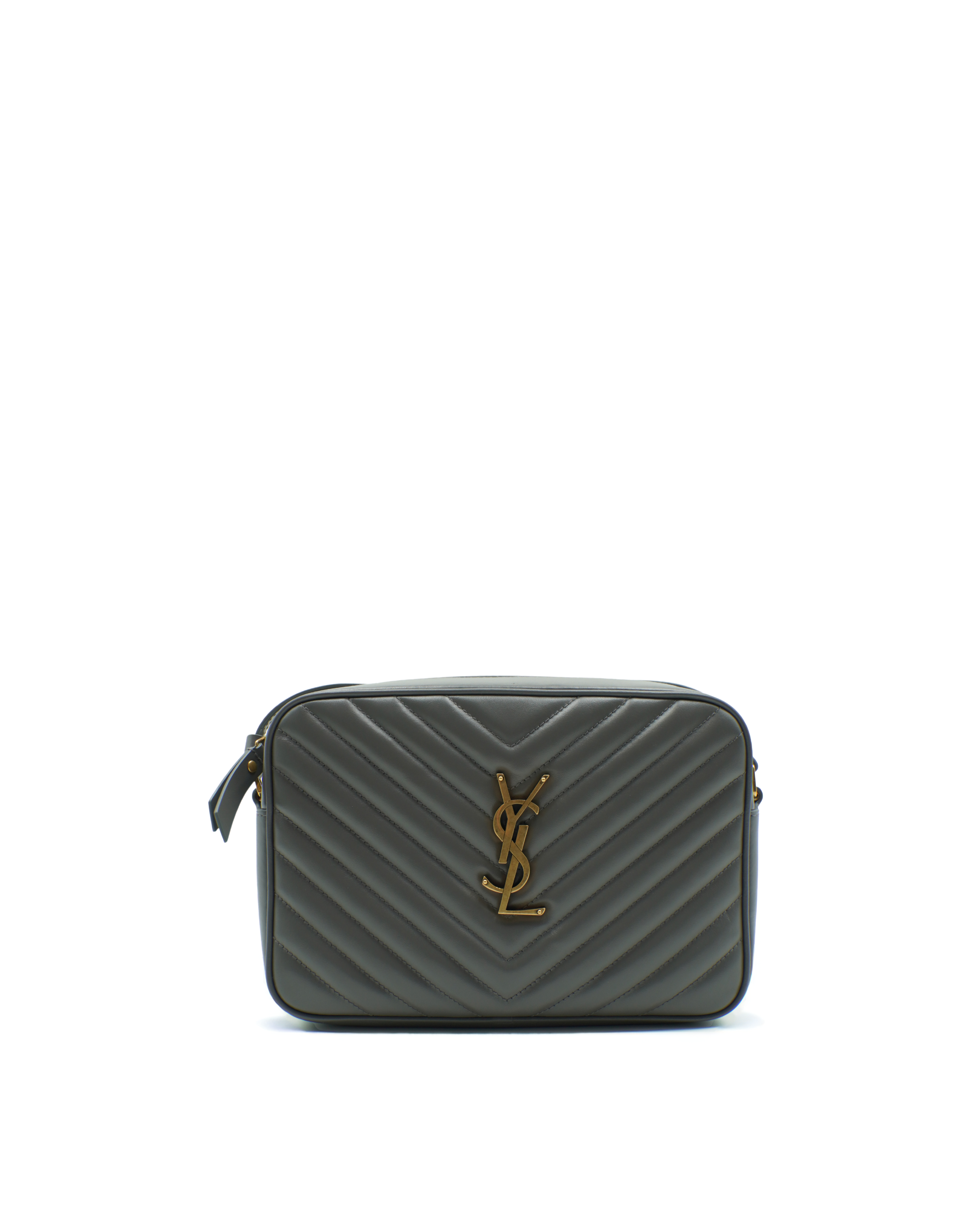 Sain Laurent Borsa Camera Bag Lou Grigio