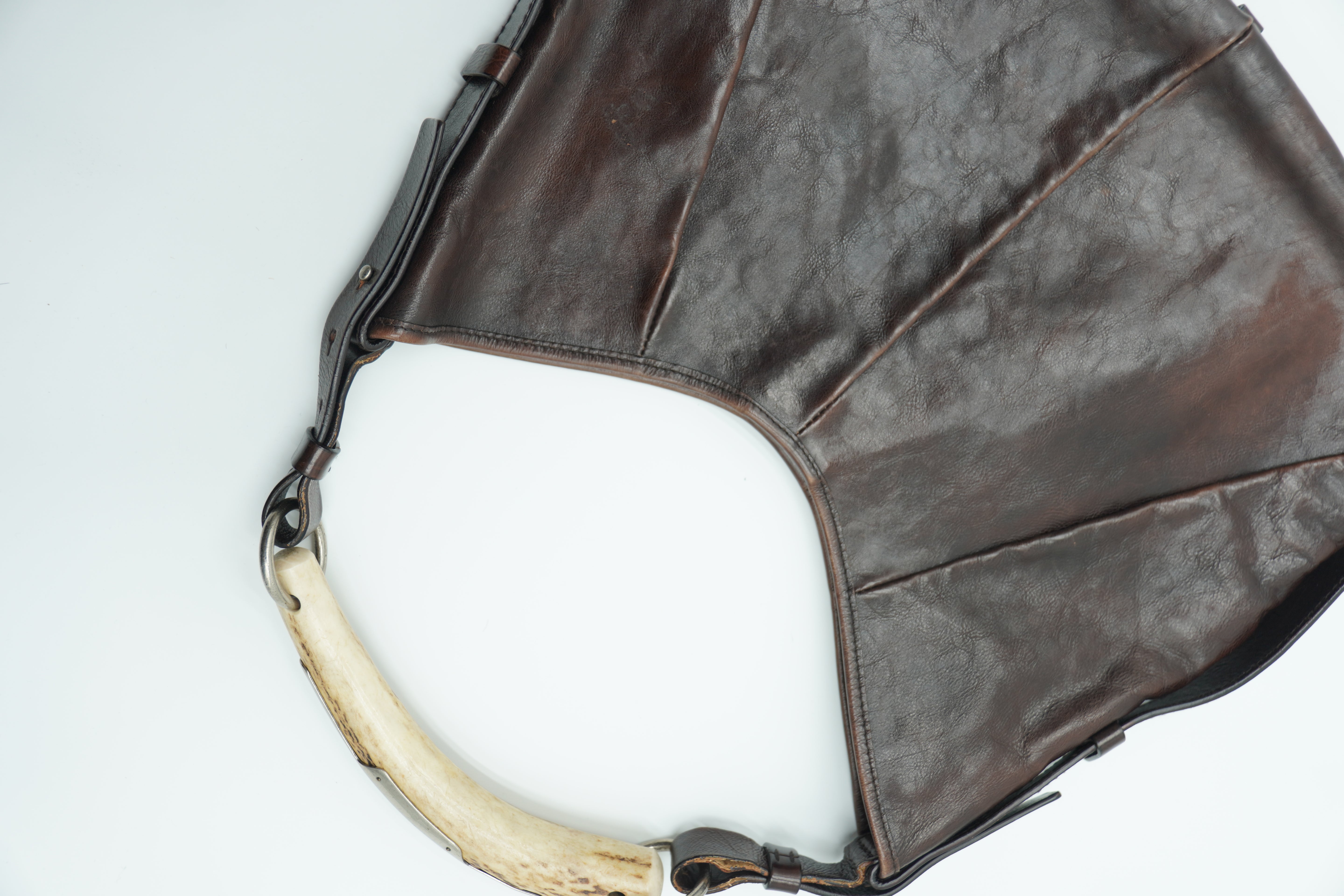 Saint Laurent Borsa Mombasa Pelle Marrone