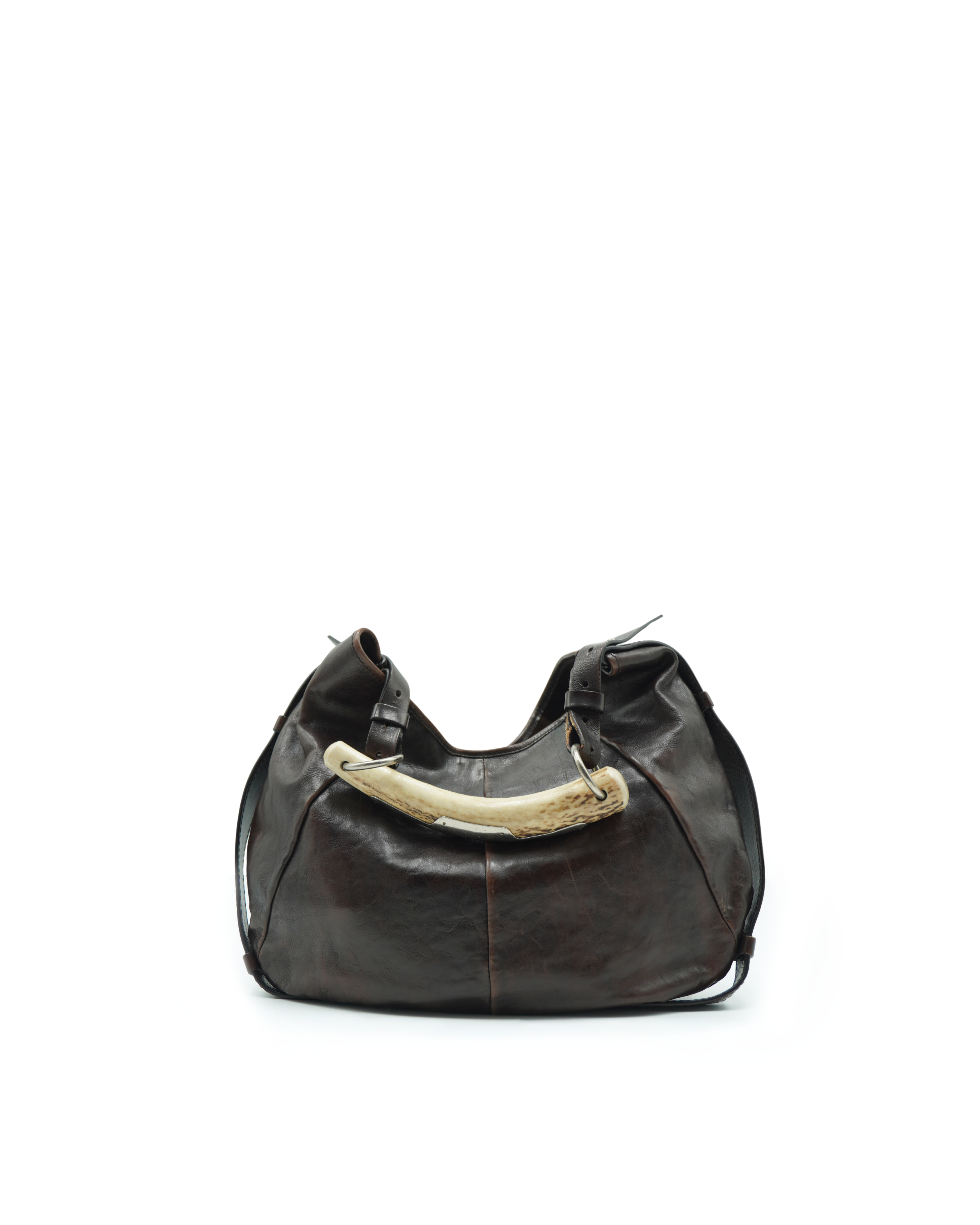 Saint Laurent Borsa Mombasa Pelle Marrone