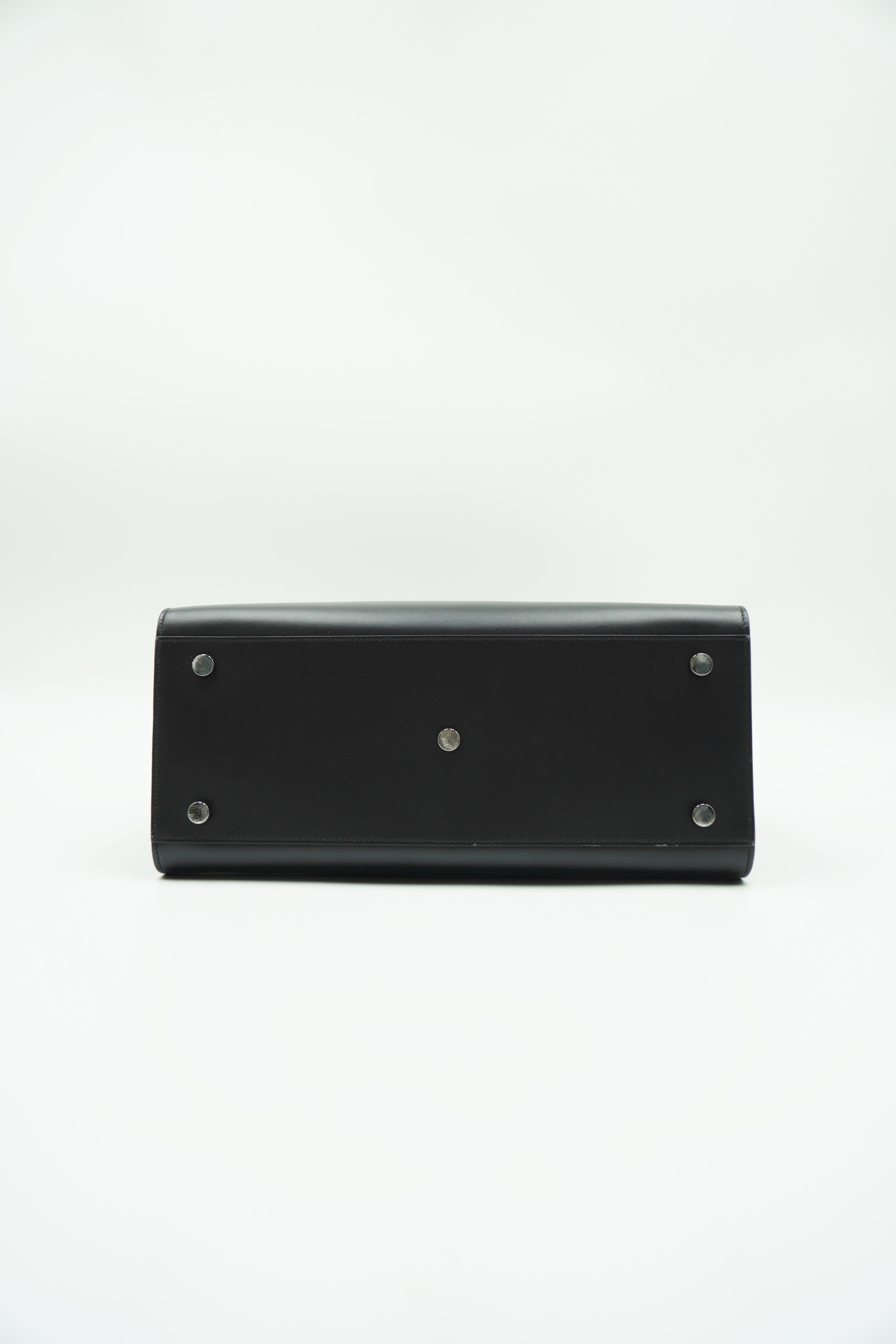 Saint Laurent Borsa Shopping in pelle nera Sac du Jour Medium usata autentica - Aurea Luxury Lab