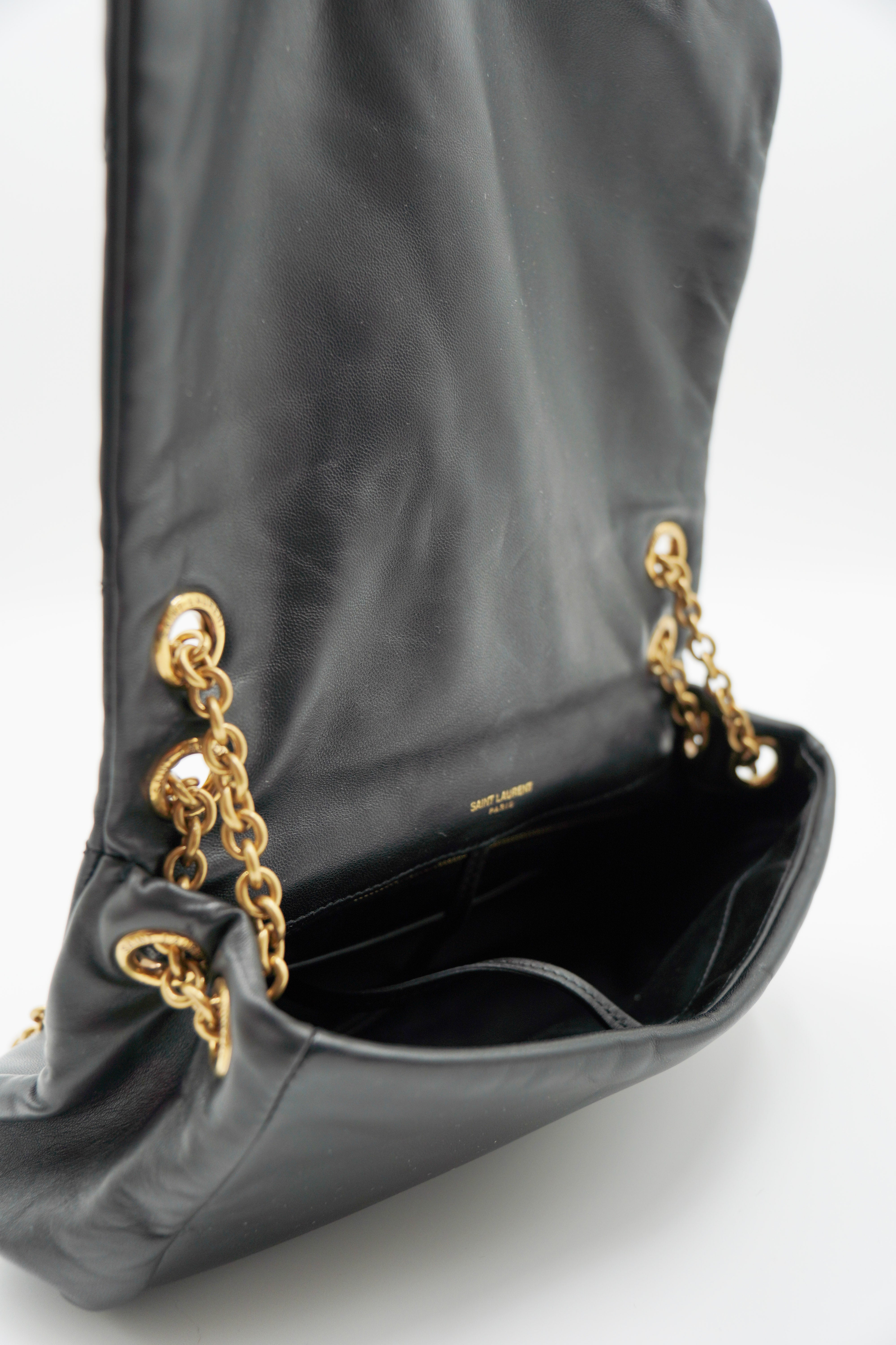 Saint Laurent Borsa Tracolla Jamie 4.0 Pelle Agnello Nera - Usato Autentico