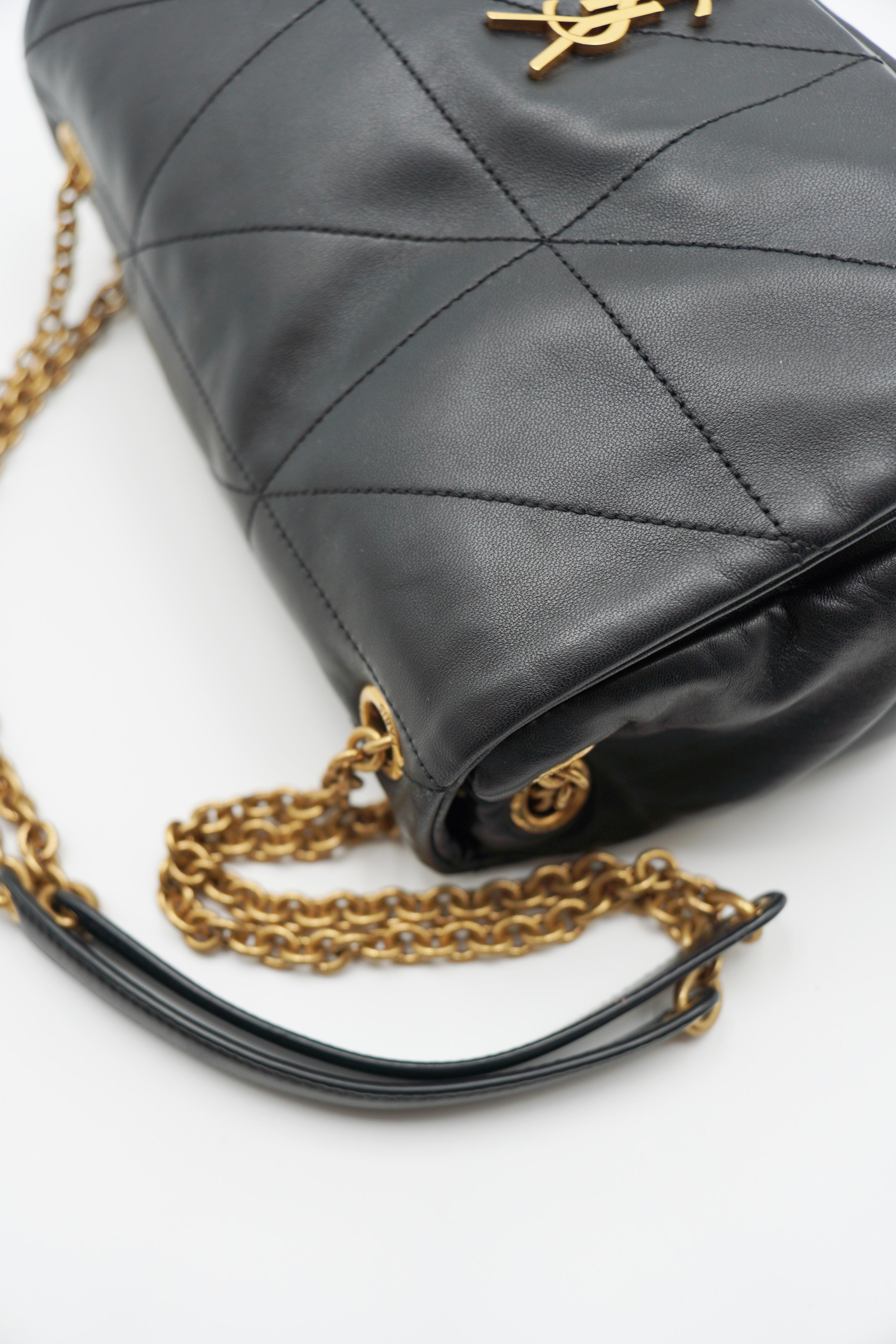 Saint Laurent Borsa Tracolla Jamie 4.0 Pelle Agnello Nera pre-owned autentica - Aurea Luxury Lab