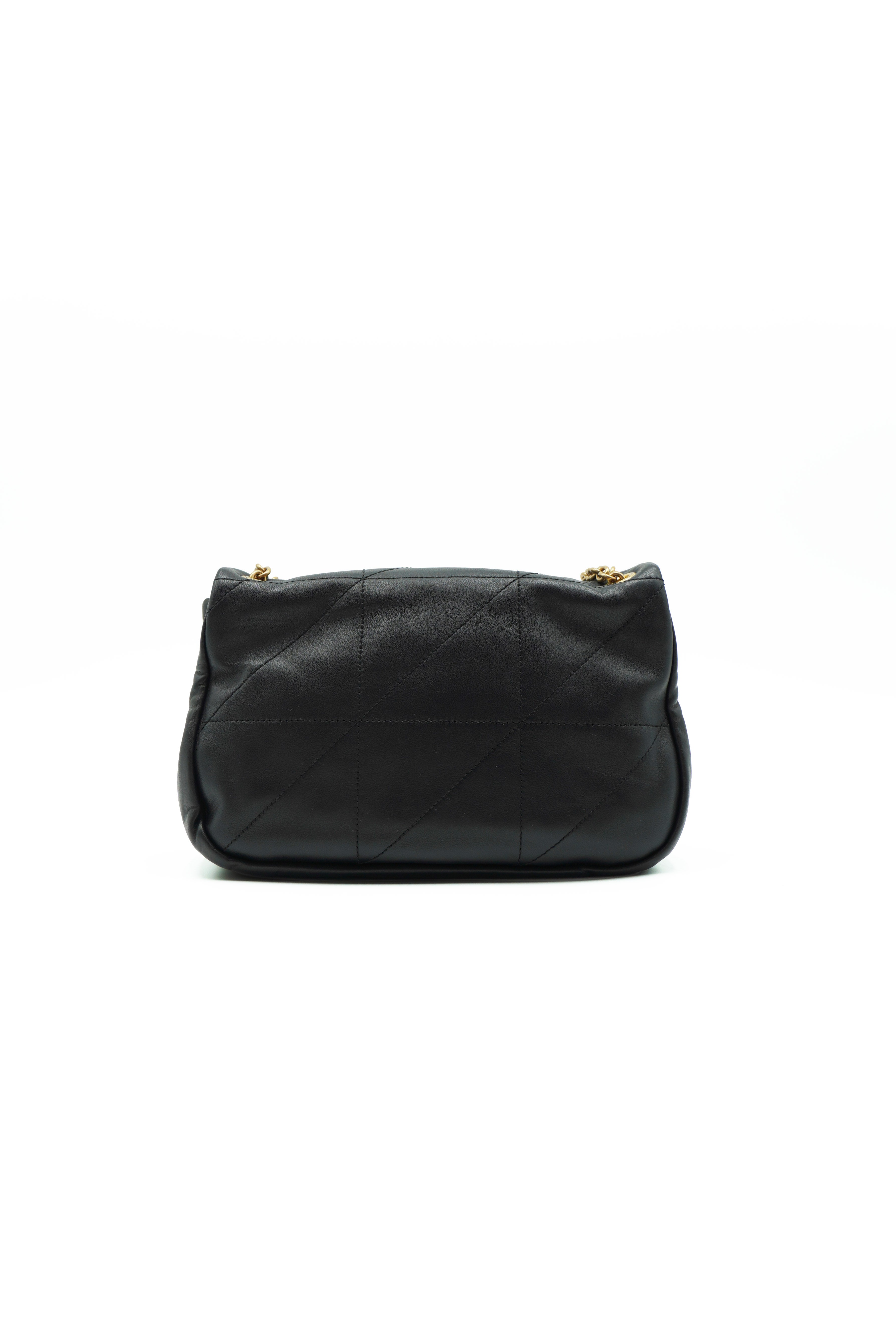 Saint Laurent Borsa Tracolla Jamie 4.0 Pelle Agnello Nera - Usato Autentico