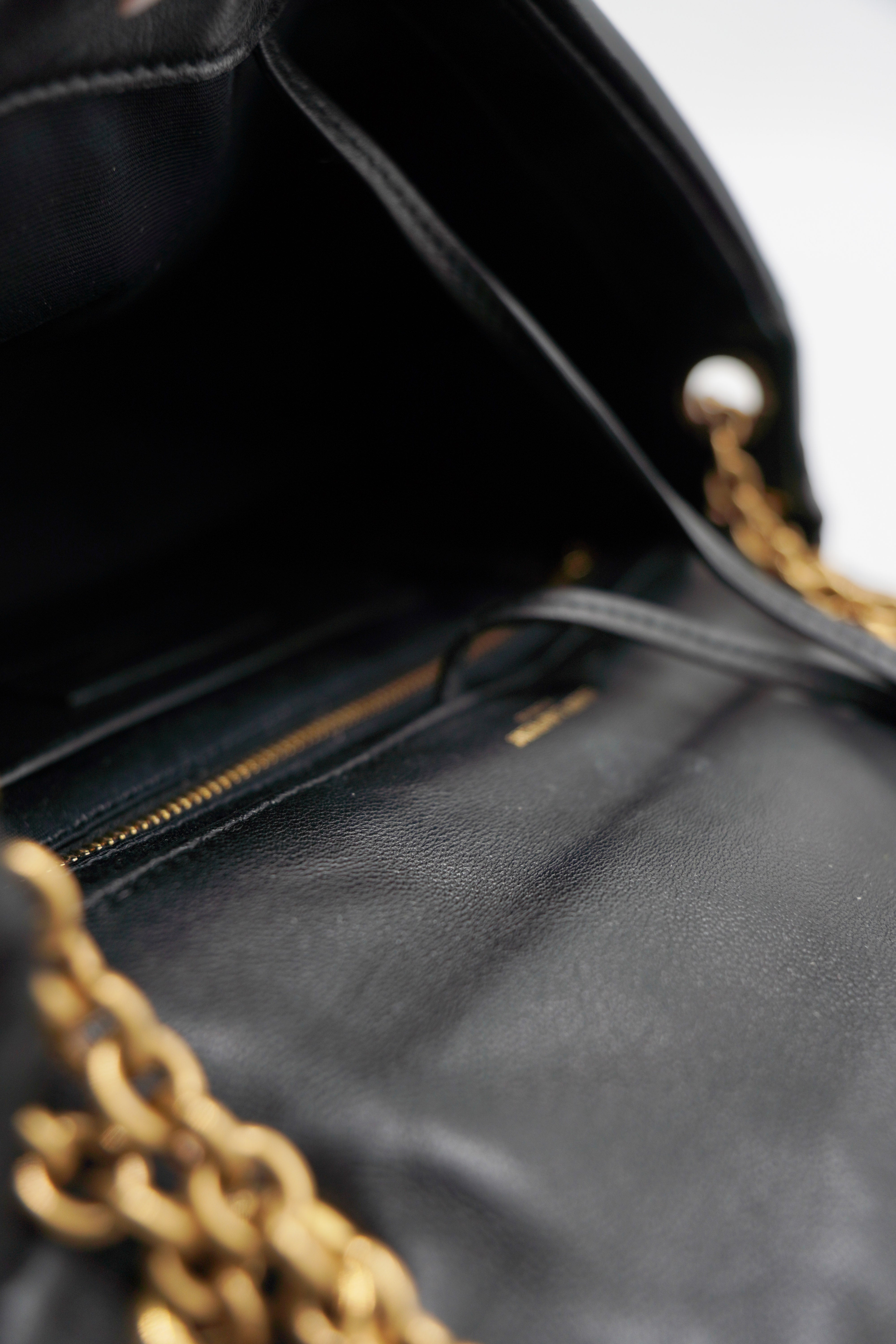 Saint Laurent Borsa Tracolla Jamie 4.0 Pelle Agnello Nera luxury resale autentica - Aurea Luxury Lab