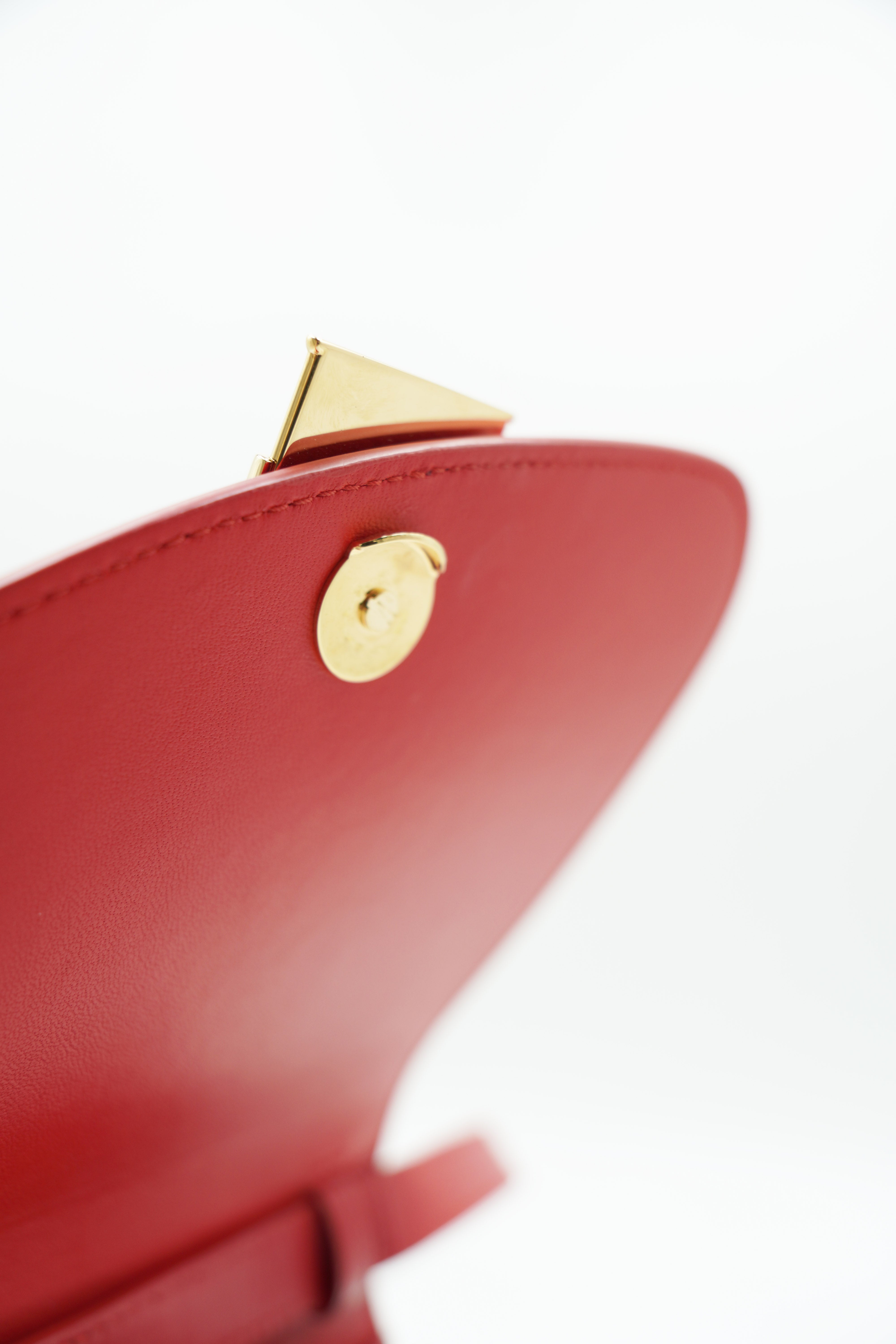 Salvatore Ferragamo Borsa Tracolla Fiamma Pelle Rosso