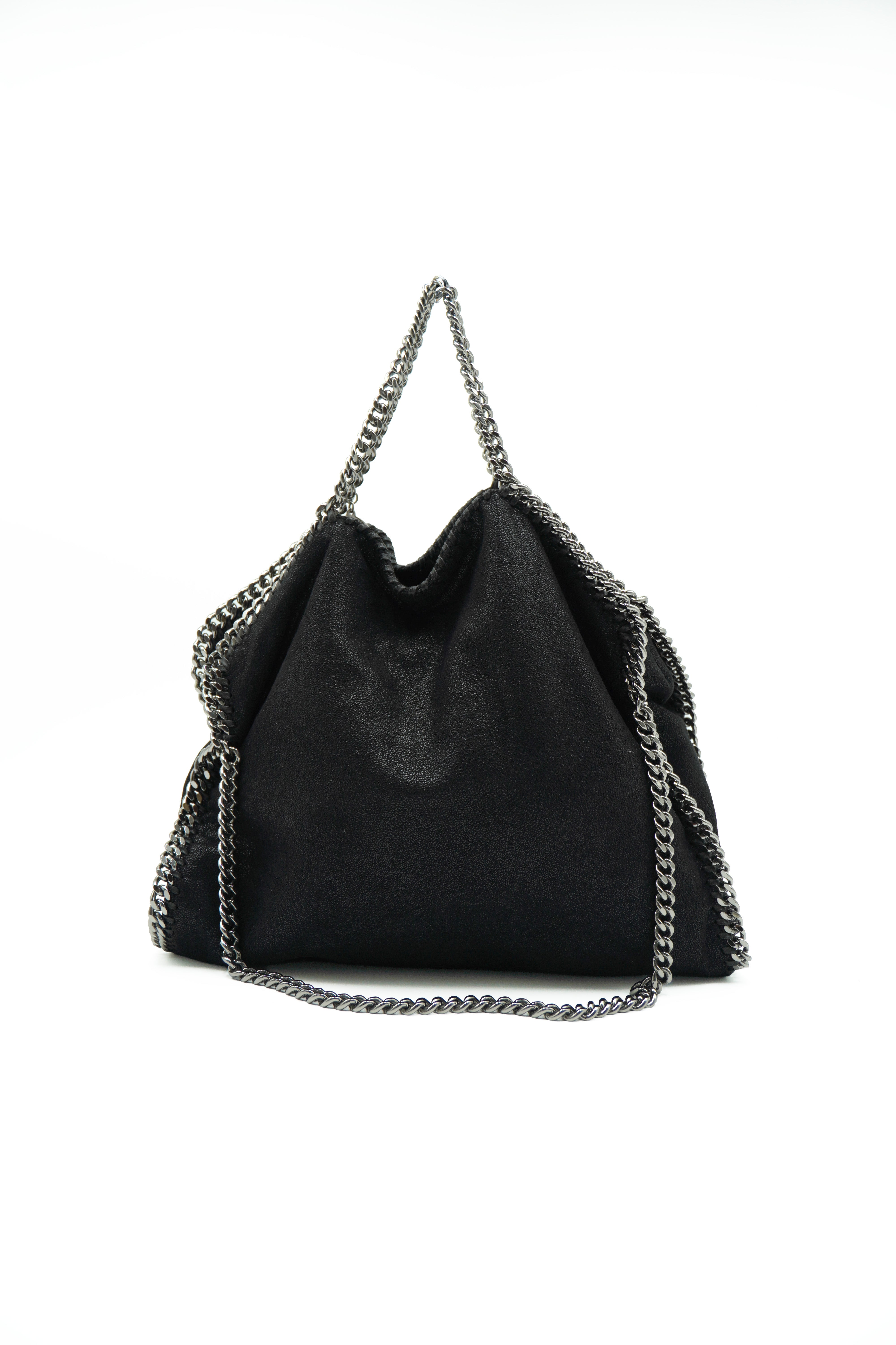 Stella McCartney Borsa Tote Falabella Pieghevole Nera - Usata Autentica