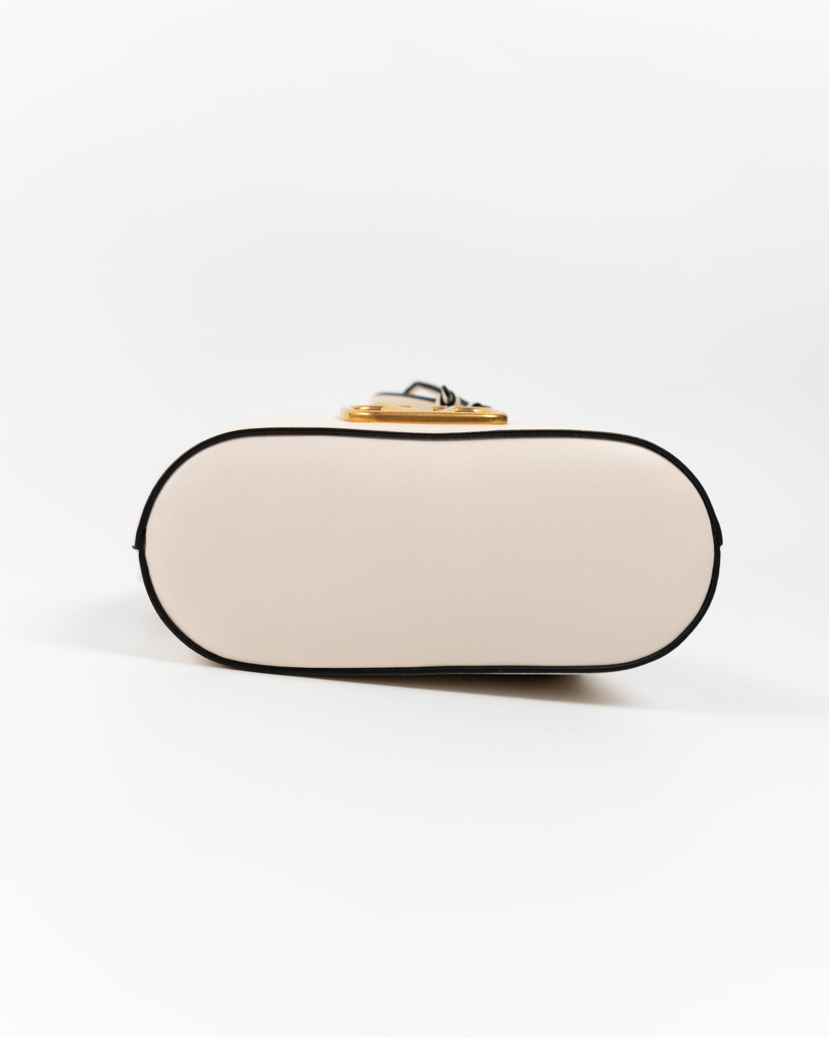 Valentino Garavani Borsa Mini VLogo Signature Secchiello Pelle Nappa Bianca luxury resale autentica - Aurea Luxury Lab