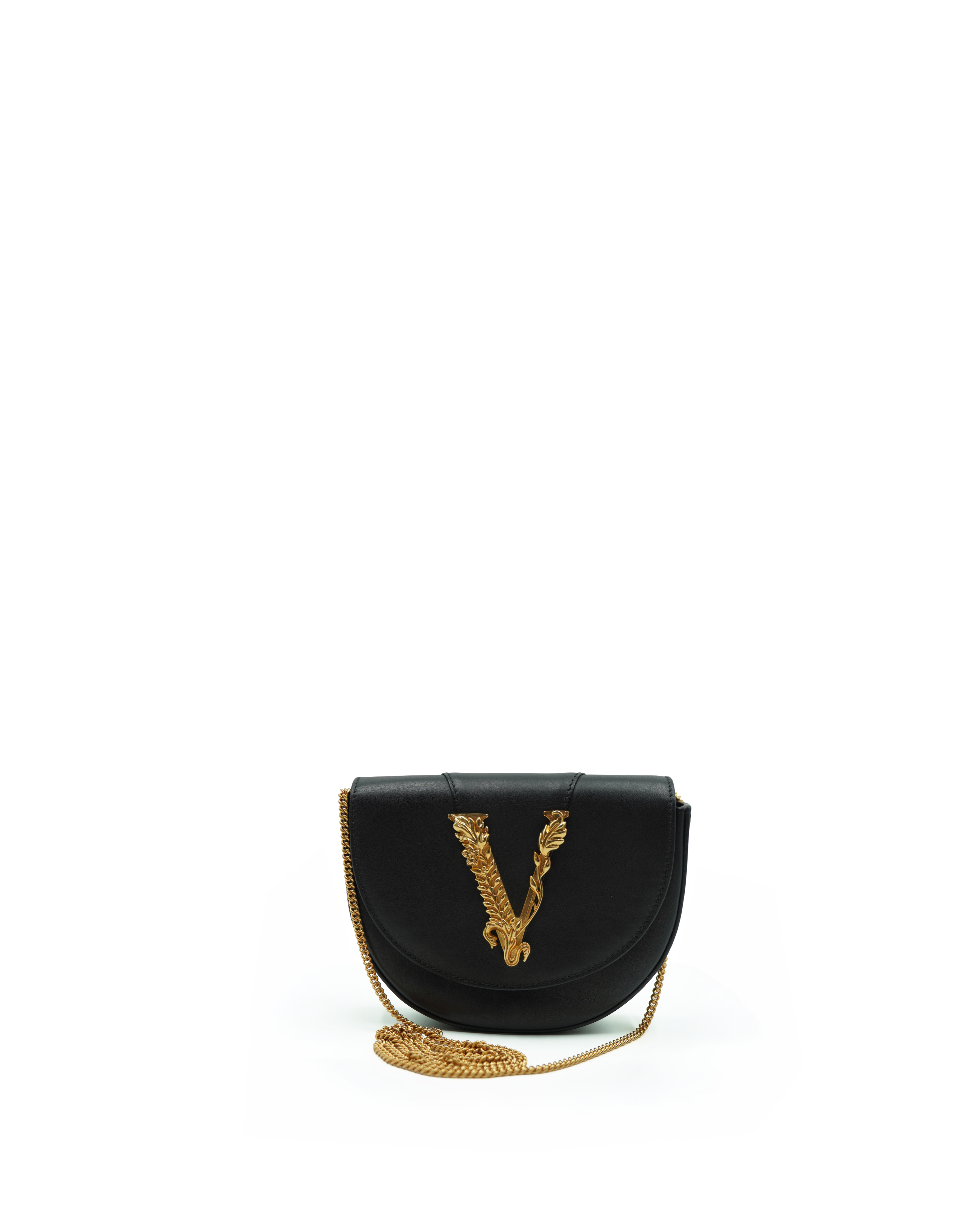 Versace Borsa Venus Tracolla Pelle Nero