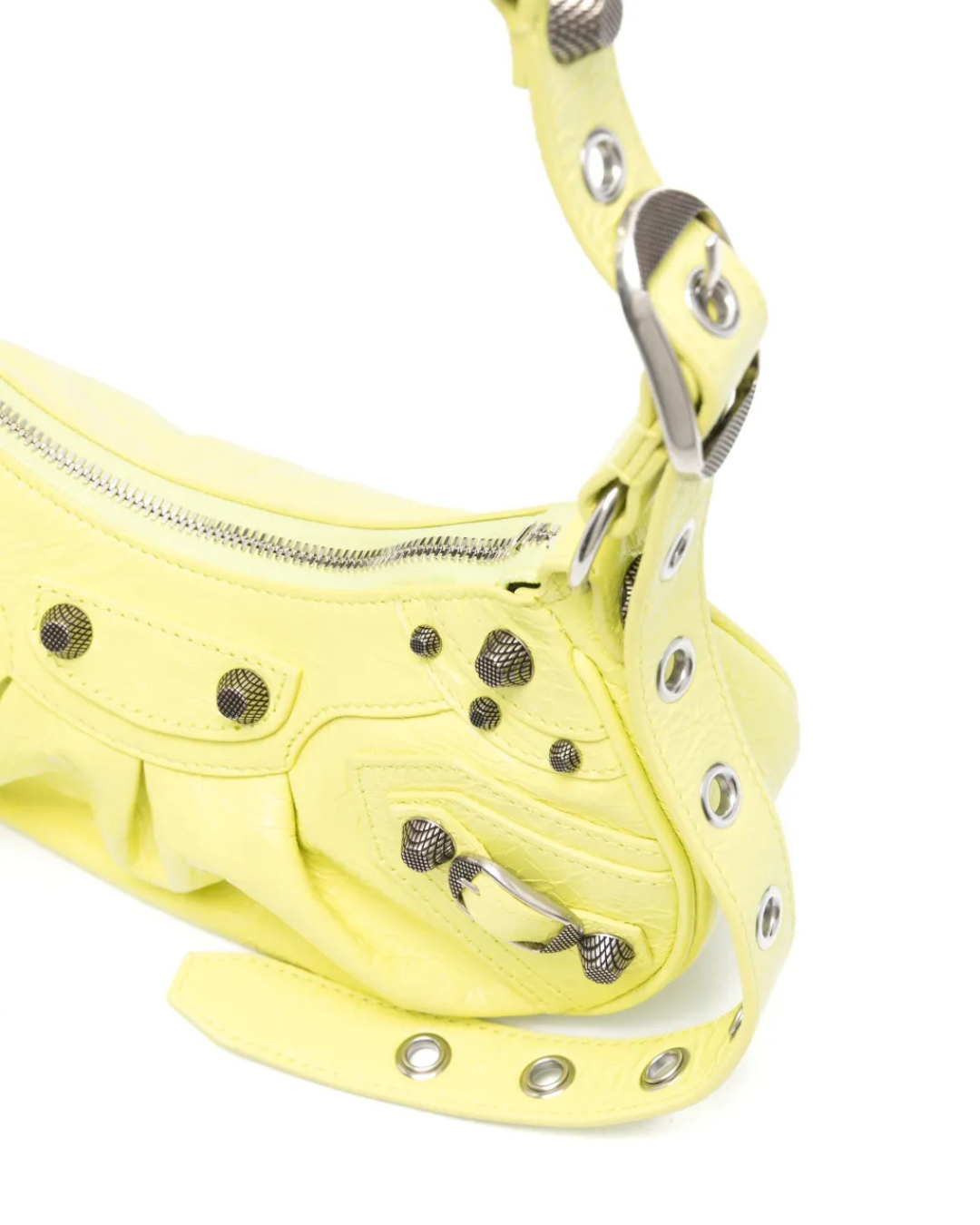Balenciaga Borsa La Cagole XS pelle lime