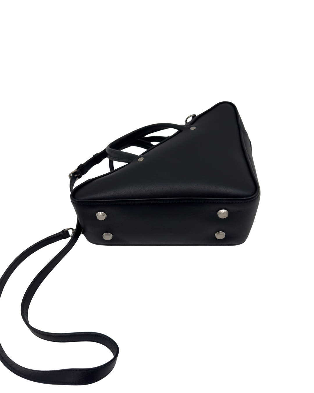 Balenciaga Triangle Duffle bag nera pelle