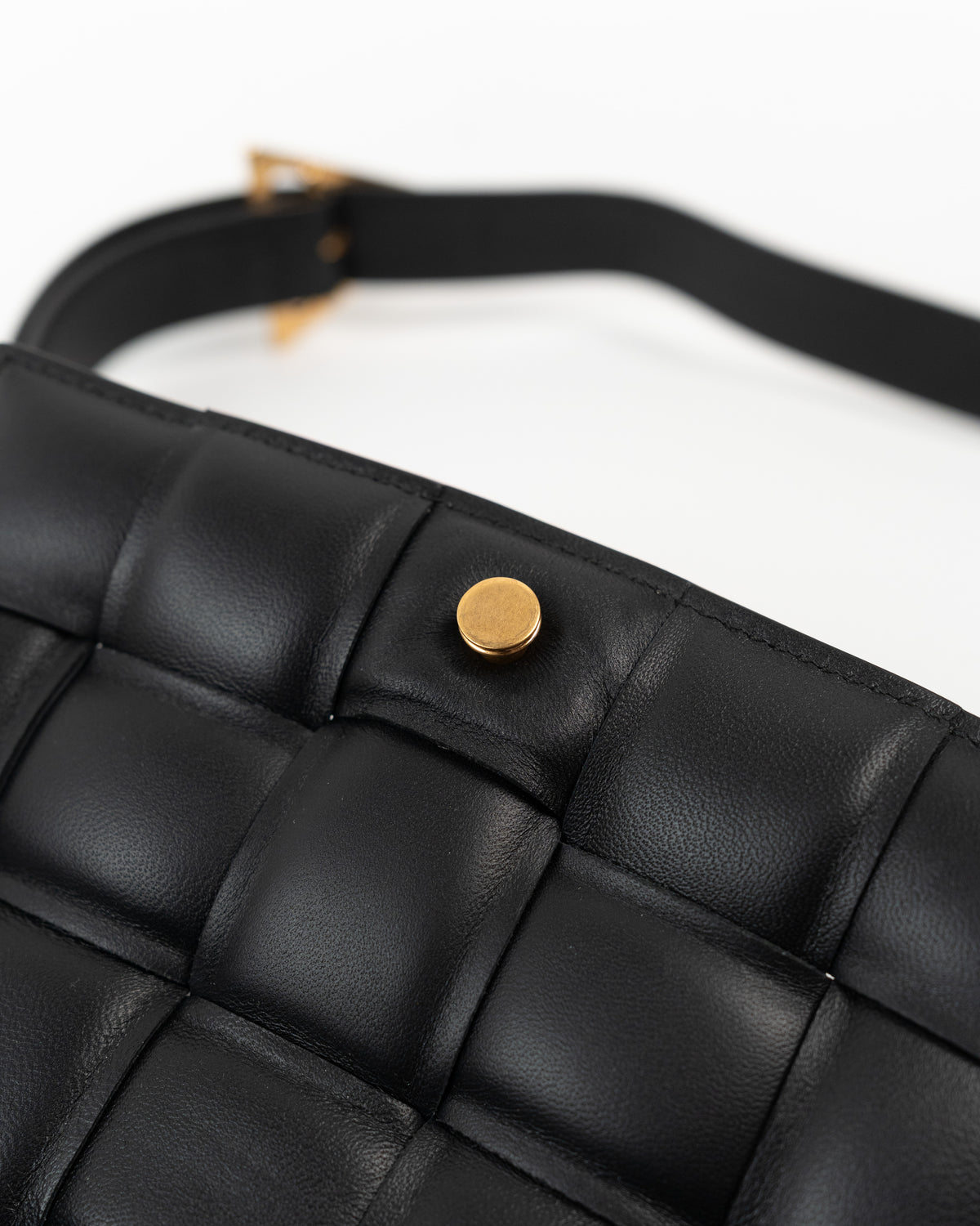 Bottega Veneta Borsa Mini Padded Cassette Pelle Intrecciato Nera pre-owned certificata - Aurea Luxury Lab