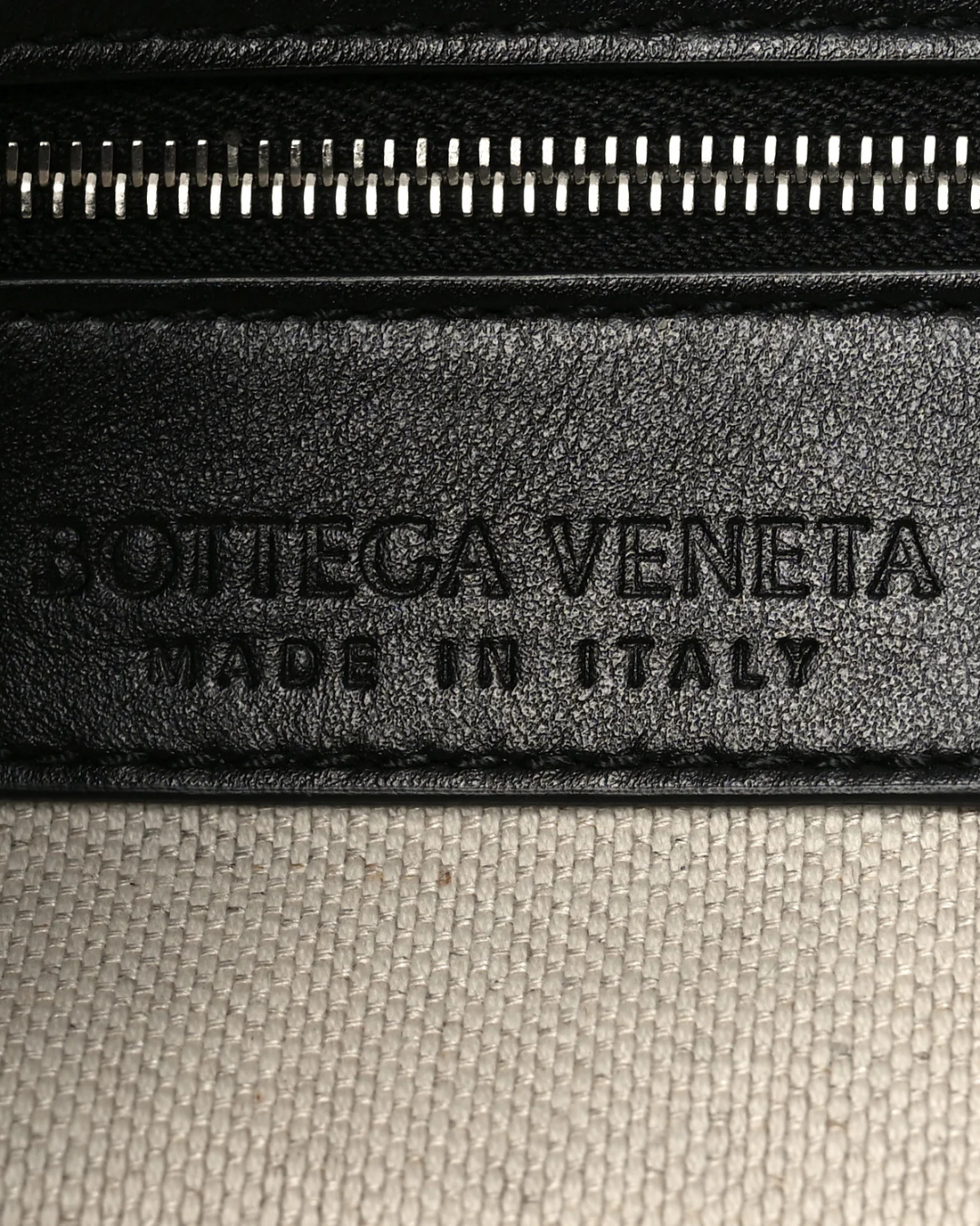 Bottega Veneta Borsa Tote Intrecciato Zipped Pelle Nera preloved luxury certificata - Aurea Luxury Lab