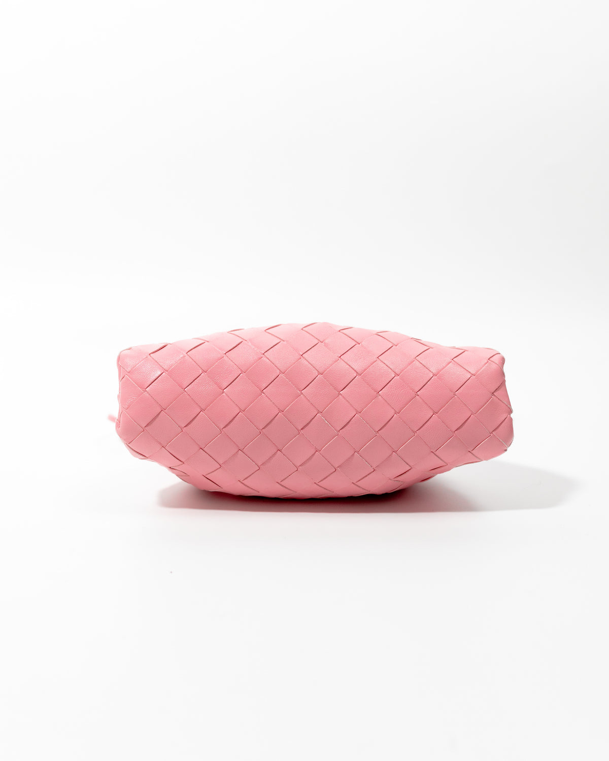 Bottega Veneta Borsa Mini Pouch Pelle Intrecciato Rosa usata autentica - Aurea Luxury Lab