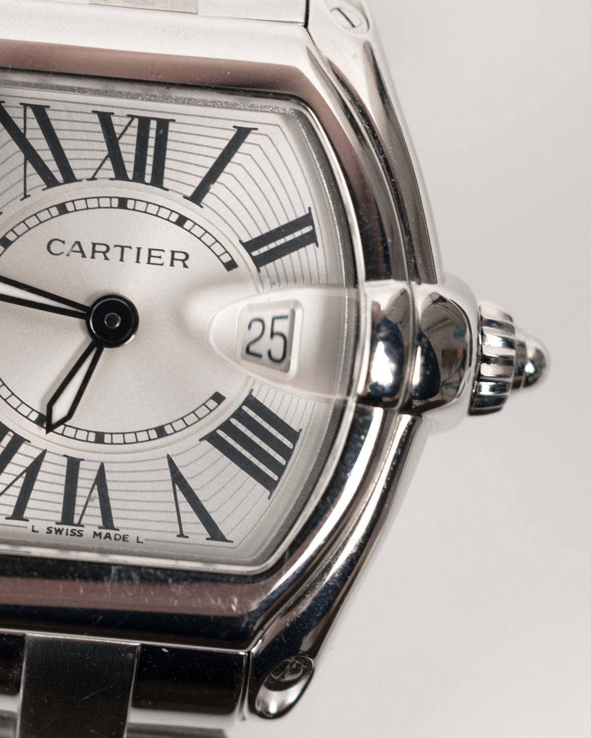 Cartier Orologio Roadster Lady 2675 Acciaio Numeri Romani pre-owned selezionato - Aurea Luxury Lab