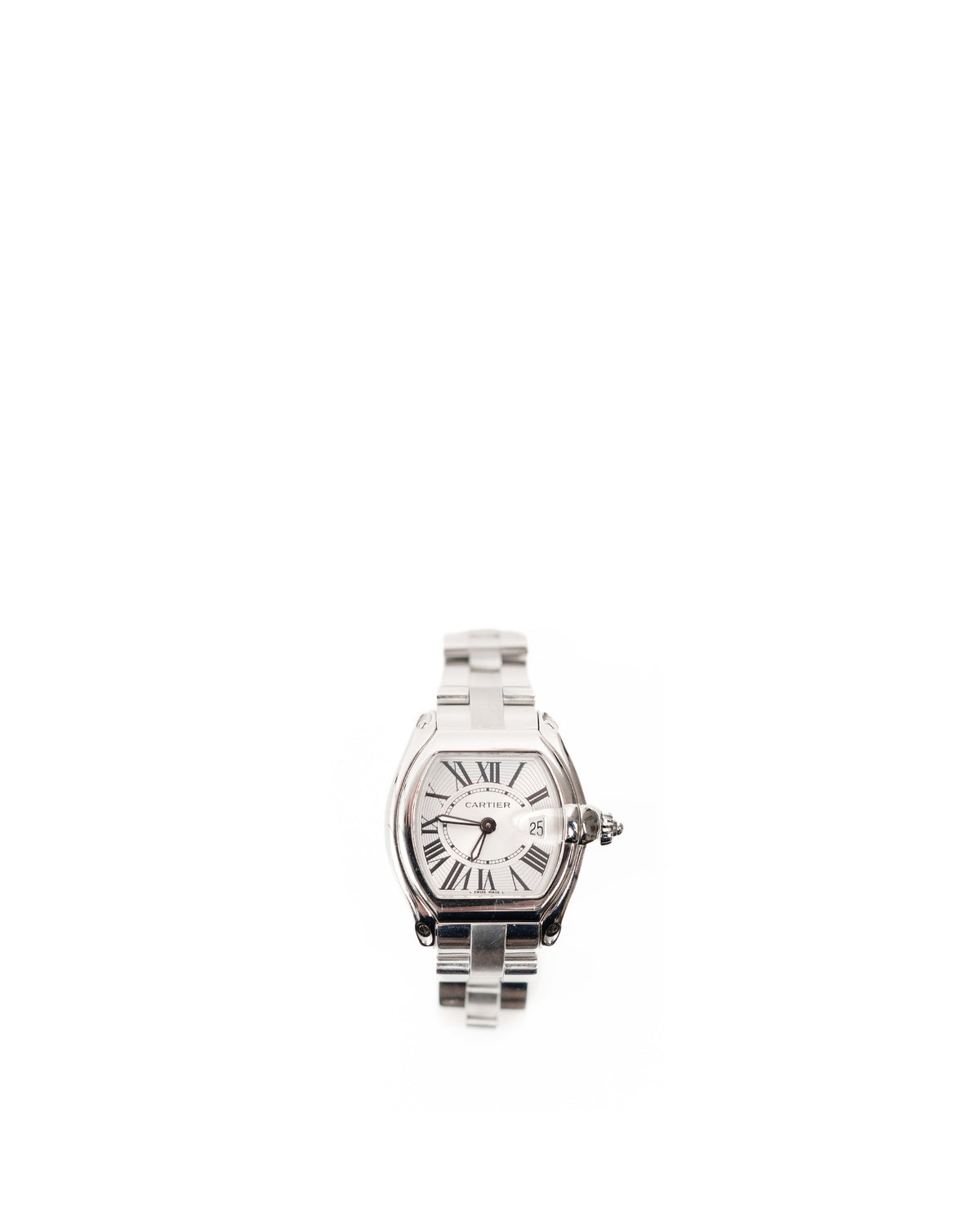 Cartier Orologio Roadster Lady 2675 Acciaio Numeri Romani pre-owned - Aurea Luxury Lab