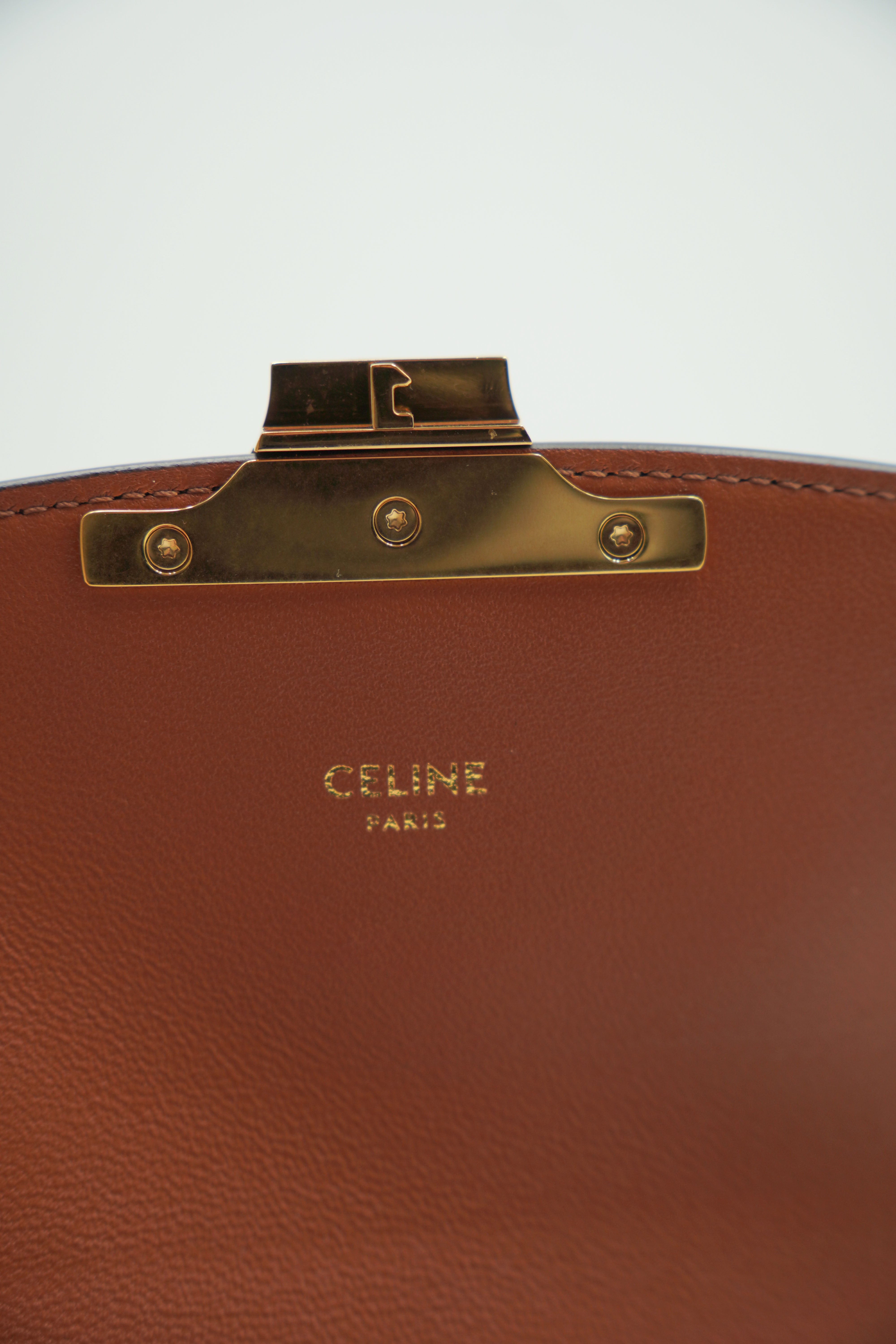 Celine Borsa Teen Triomphe Tela e Pelle Small