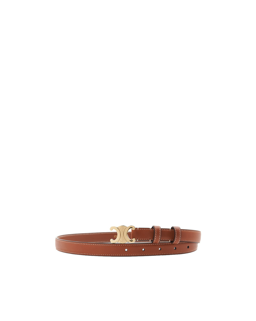 Celine Cintura Triomphe Pelle Marrone - Usato Autentico
