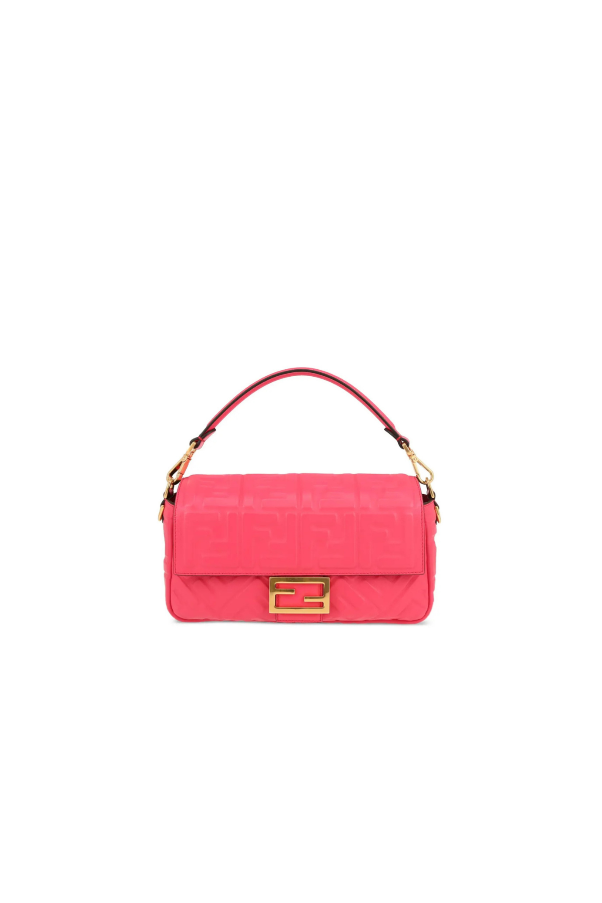 Fendi Borsa Baguette Pelle Fucsia Tracolla - Usato Autentico