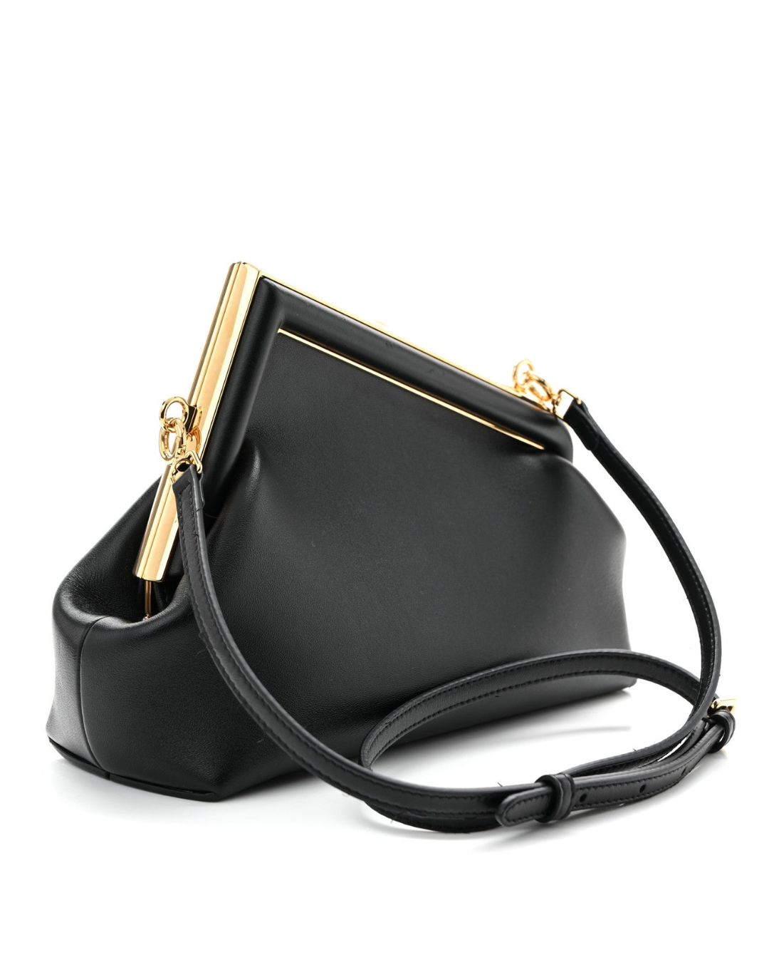 Fendi Borsa First Medium Nappa Nera — Pre-owned Autentica