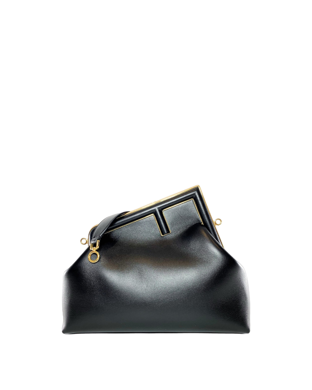 Fendi Borsa First Medium Nappa Nera — Pre-owned Autentica