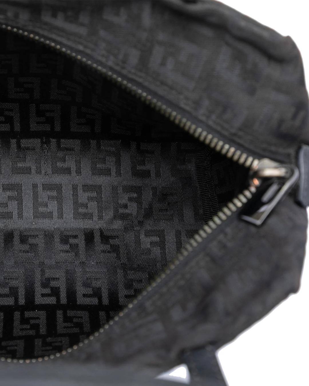 Fendi Borsa Mini Tote Zucchino Tela Nera pre-owned certificata - Aurea Luxury Lab
