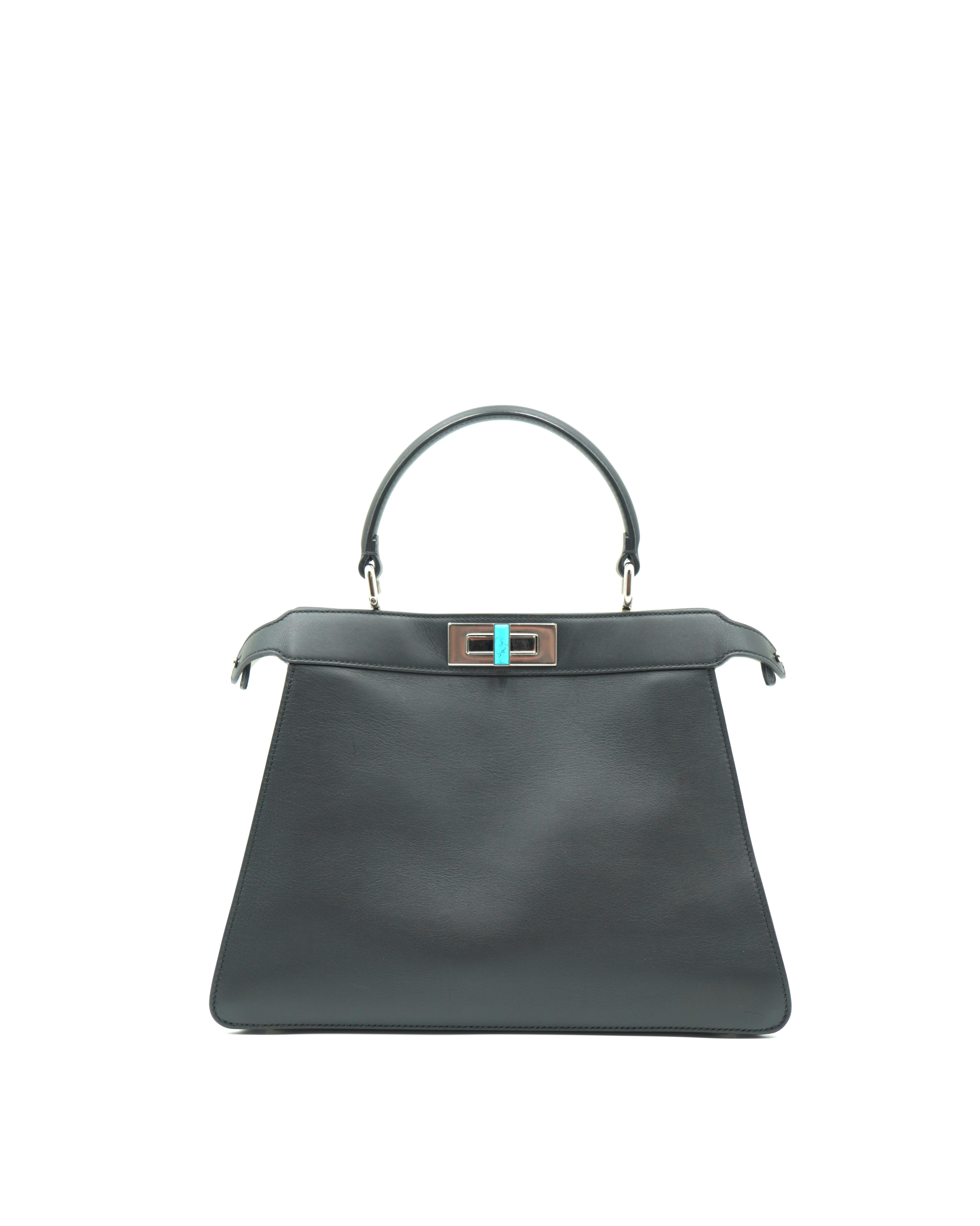 Fendi Borsa Peekaboo Grande Pelle Nera Limited Edition - Usata Autentica