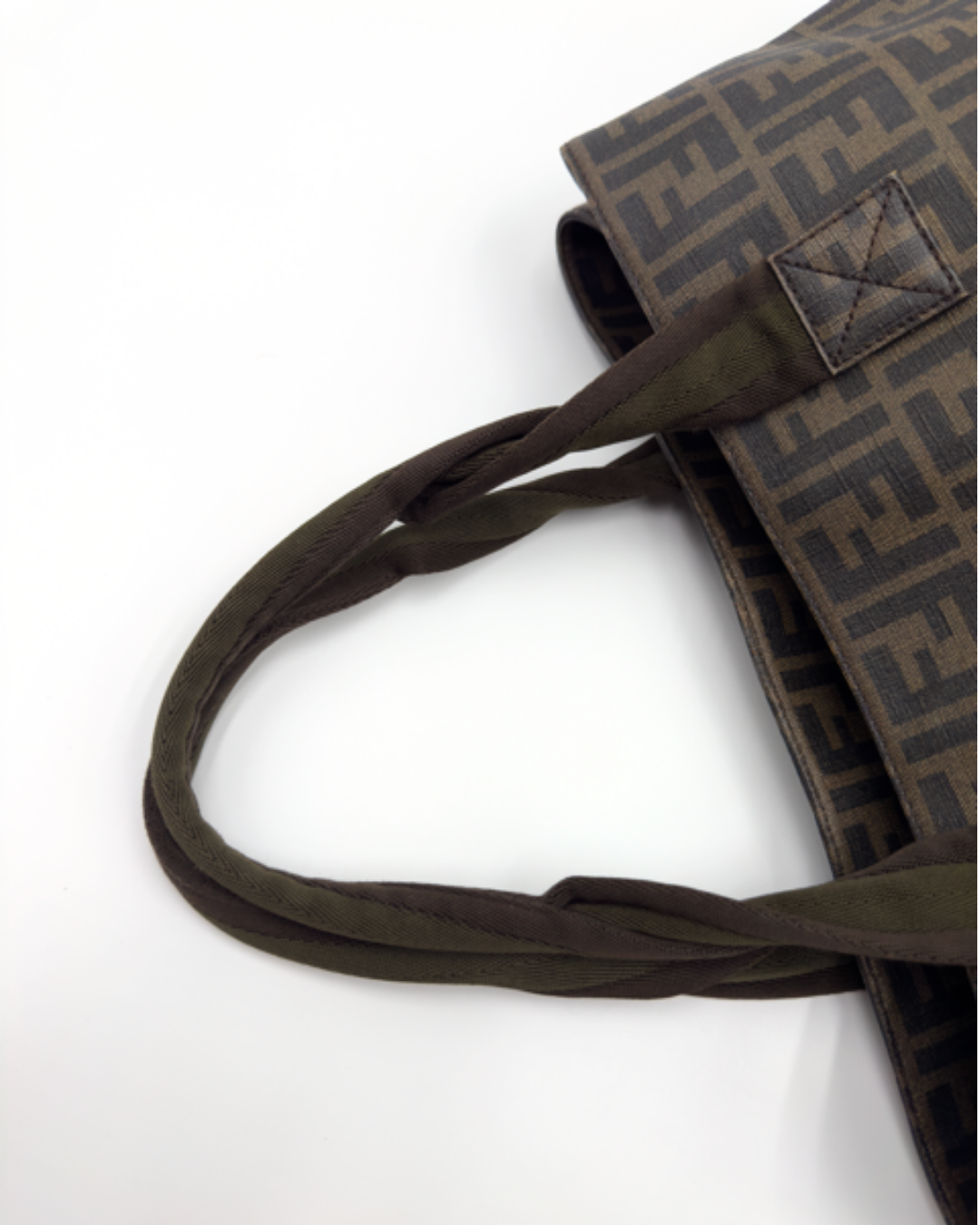 Fendi Borsa Shopper Canvas Zucca FF Grande - Usato Autentico
